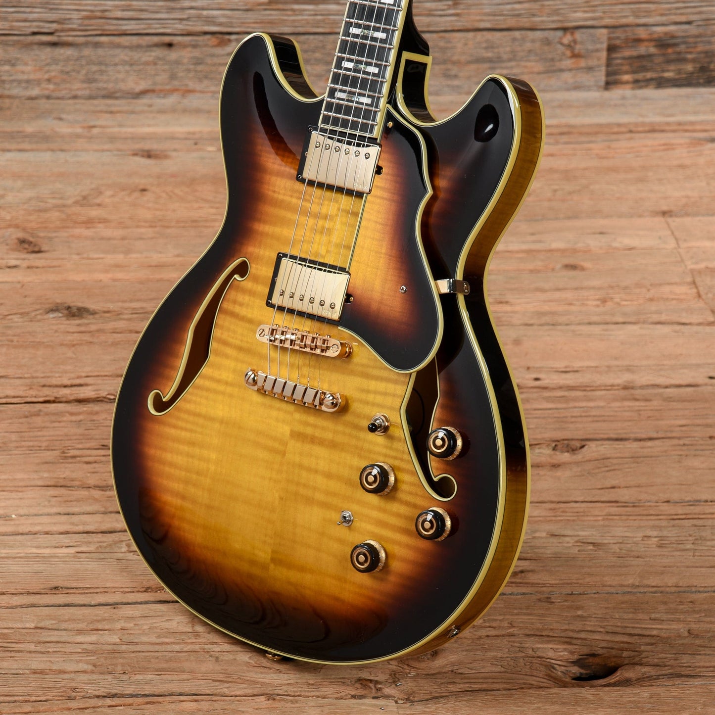 Ibanez AS-153 Sunburst Electric Guitars / Semi-Hollow