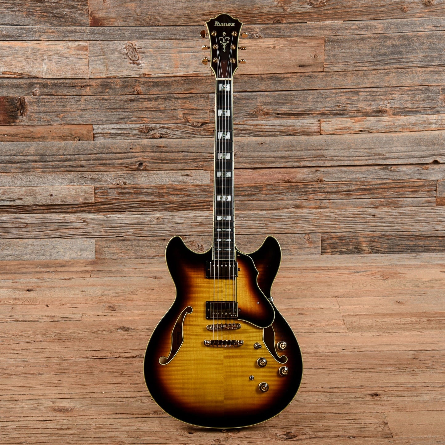 Ibanez AS-153 Sunburst Electric Guitars / Semi-Hollow