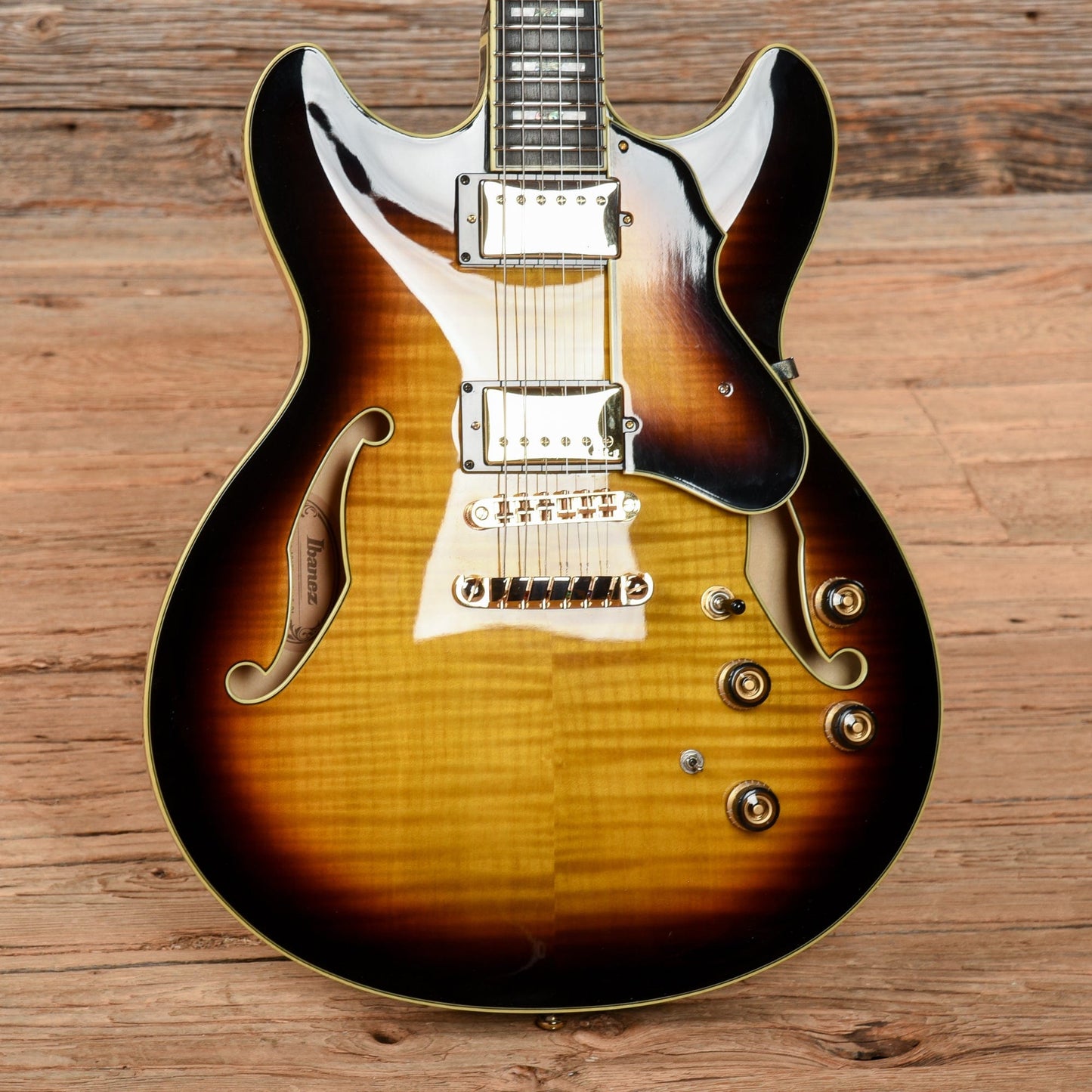 Ibanez AS-153 Sunburst Electric Guitars / Semi-Hollow