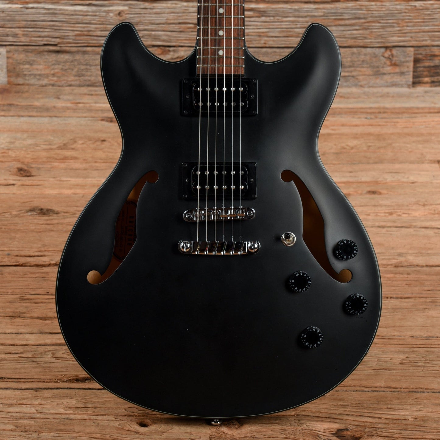 Ibanez AS73B Black 2007 Electric Guitars / Semi-Hollow