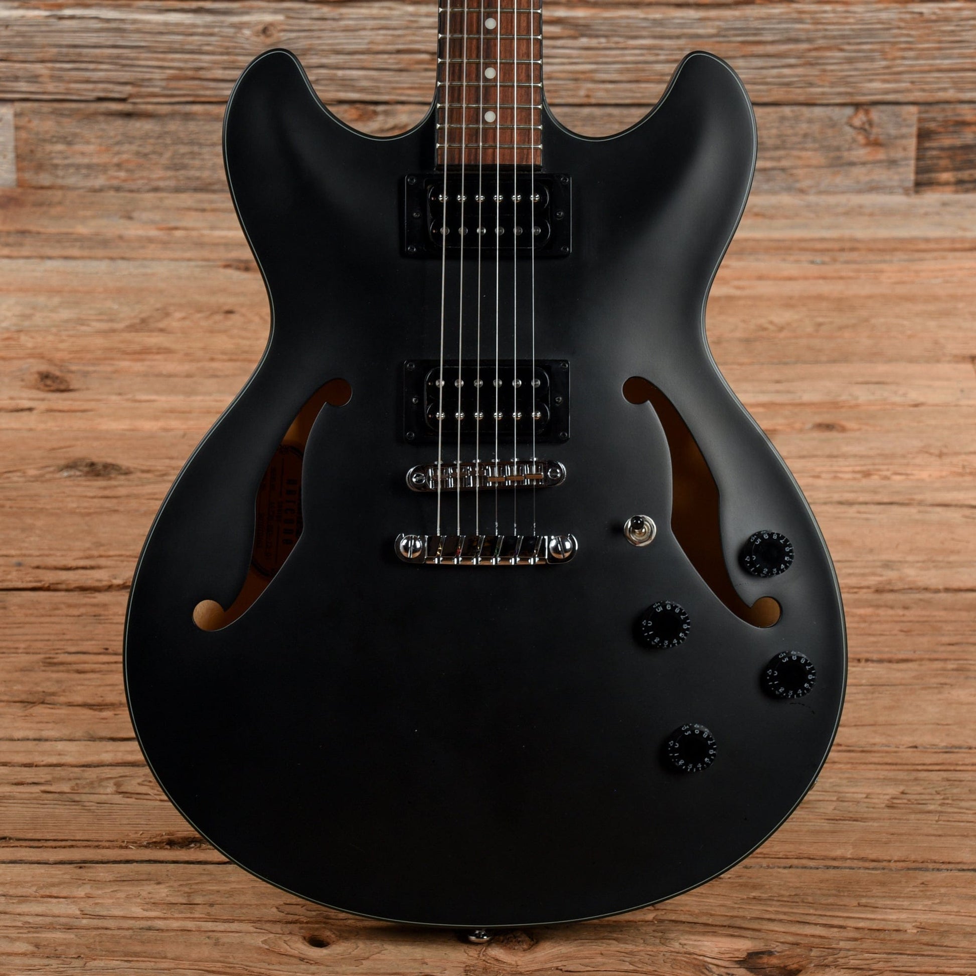 Ibanez AS73B Black 2007 Electric Guitars / Semi-Hollow