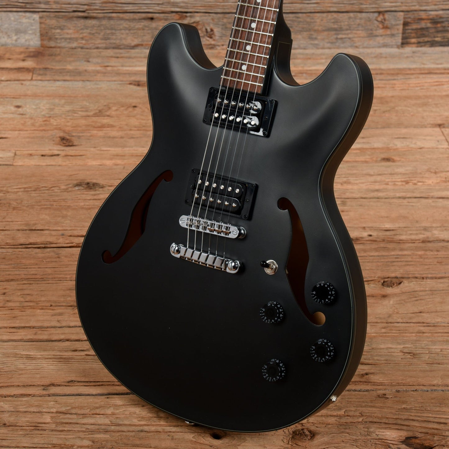 Ibanez AS73B Black 2007 Electric Guitars / Semi-Hollow
