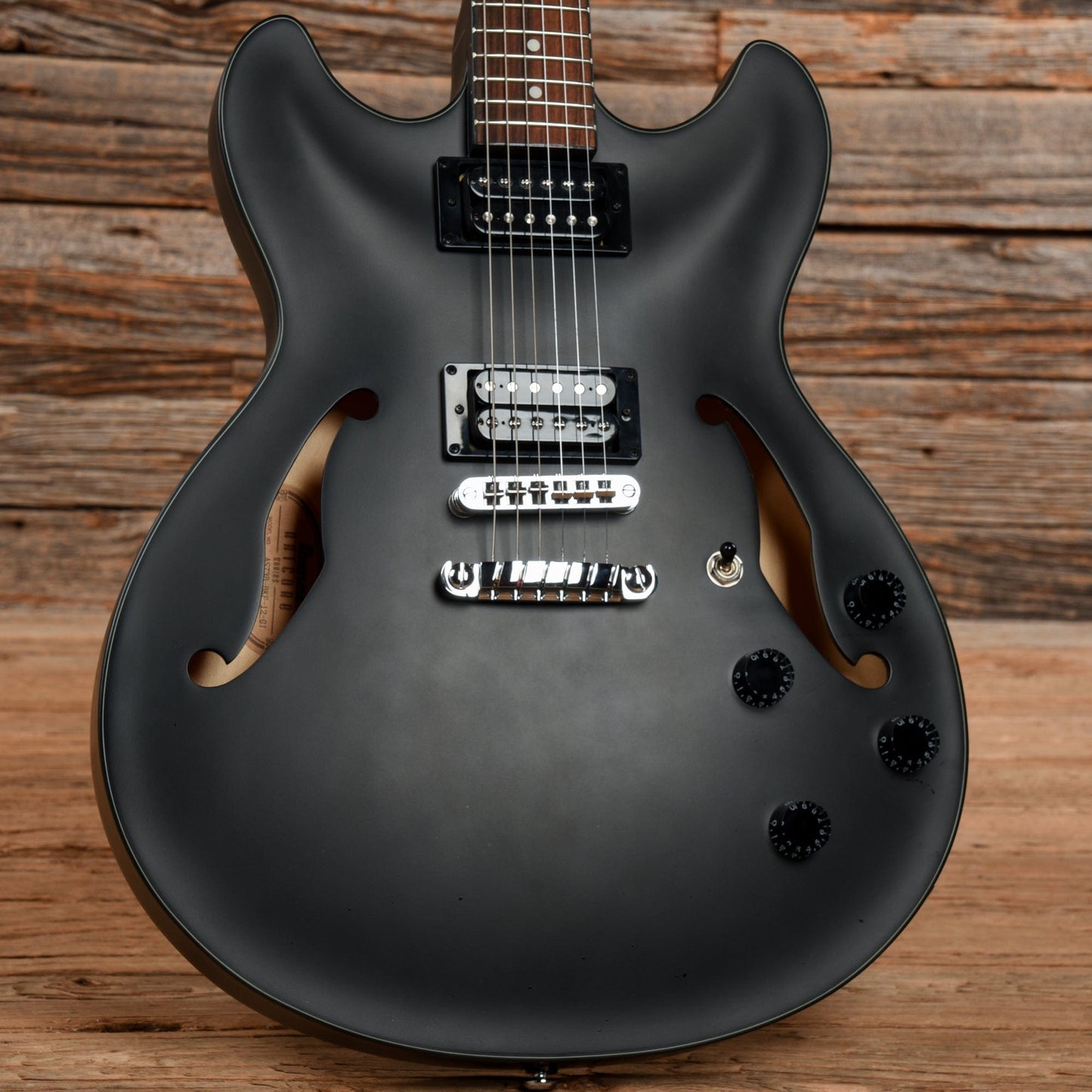 Ibanez AS73B Black 2007 Electric Guitars / Semi-Hollow