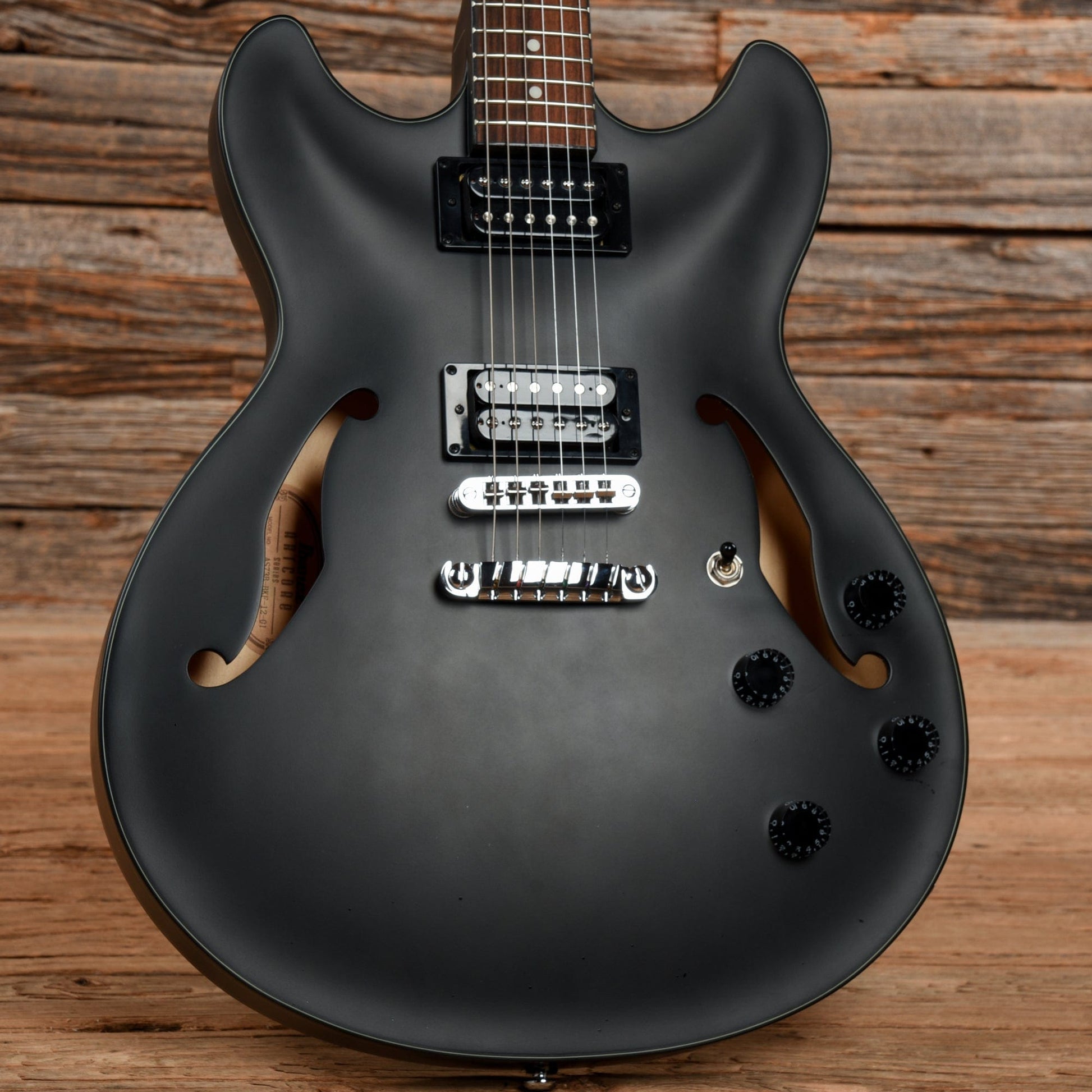 Ibanez AS73B Black 2007 Electric Guitars / Semi-Hollow