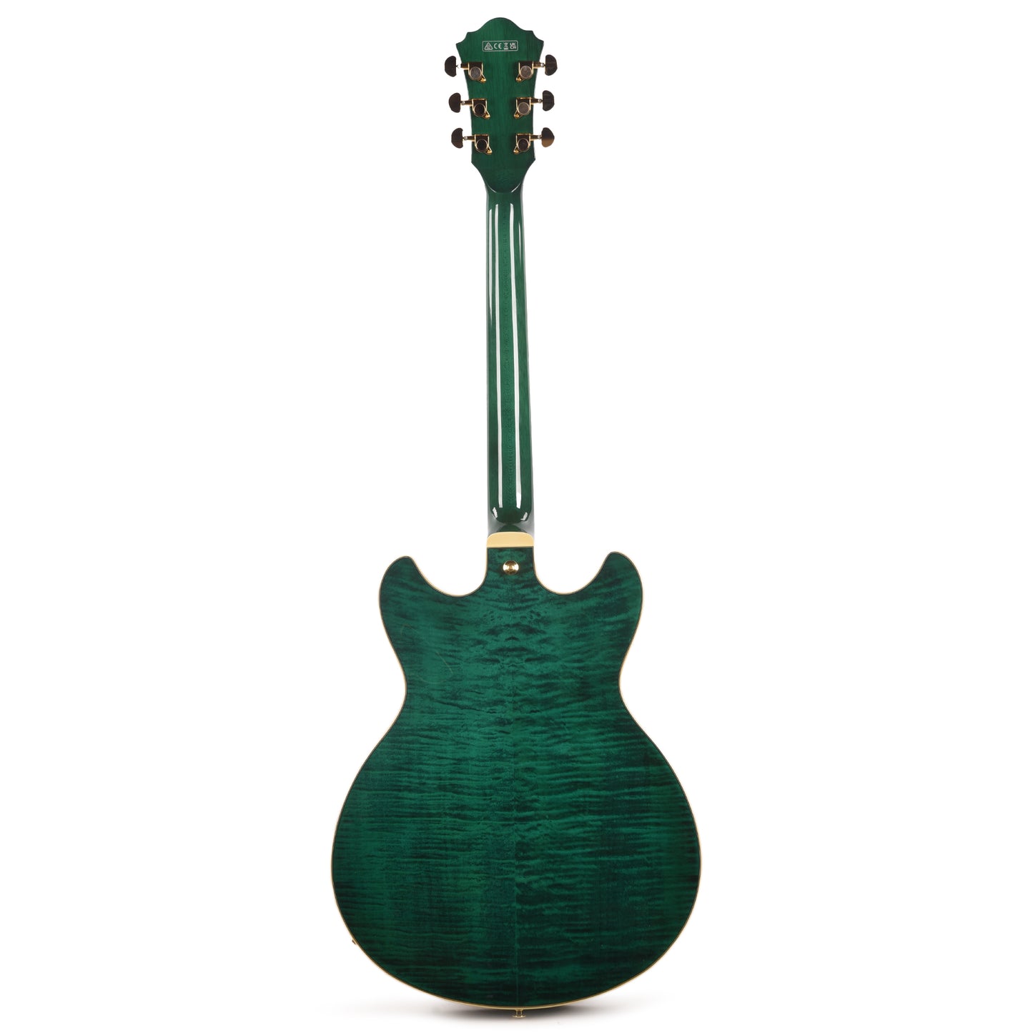 Ibanez AS93FMTMG AS Artcore Expressionist Electric Guitar Transparent Moss Green Electric Guitars / Semi-Hollow