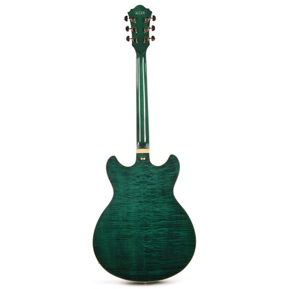 Ibanez AS93FMTMG AS Artcore Expressionist Electric Guitar Transparent Moss Green Electric Guitars / Semi-Hollow
