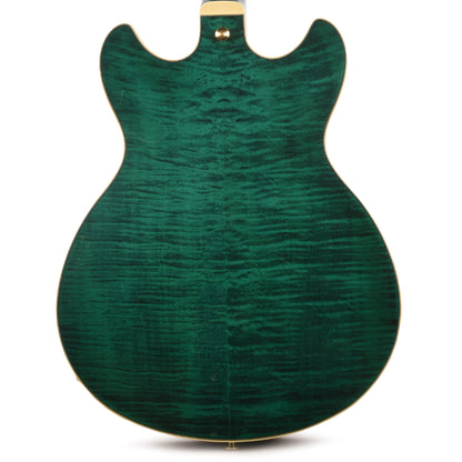 Ibanez AS93FMTMG AS Artcore Expressionist Electric Guitar Transparent Moss Green Electric Guitars / Semi-Hollow