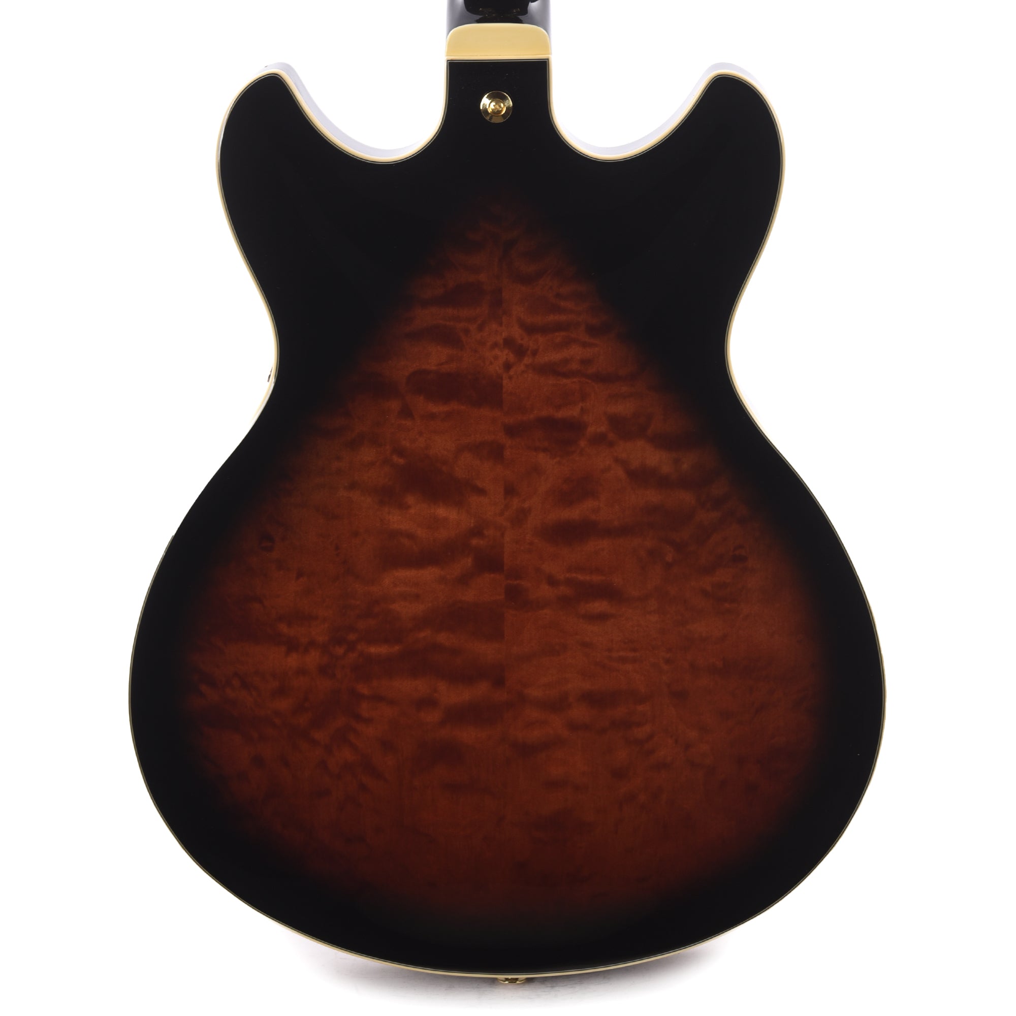 Ibanez AS93QMSPDBS AS Artcore Expressionist Electric Guitar Dark Brown Sunburst Electric Guitars / Semi-Hollow