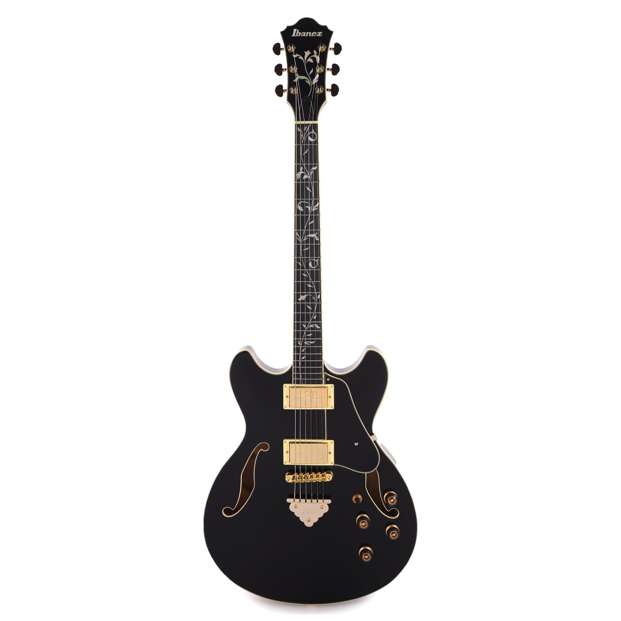 Ibanez AS93SPBK AS Artcore Expressionist Electric Guitar Black Electric Guitars / Semi-Hollow
