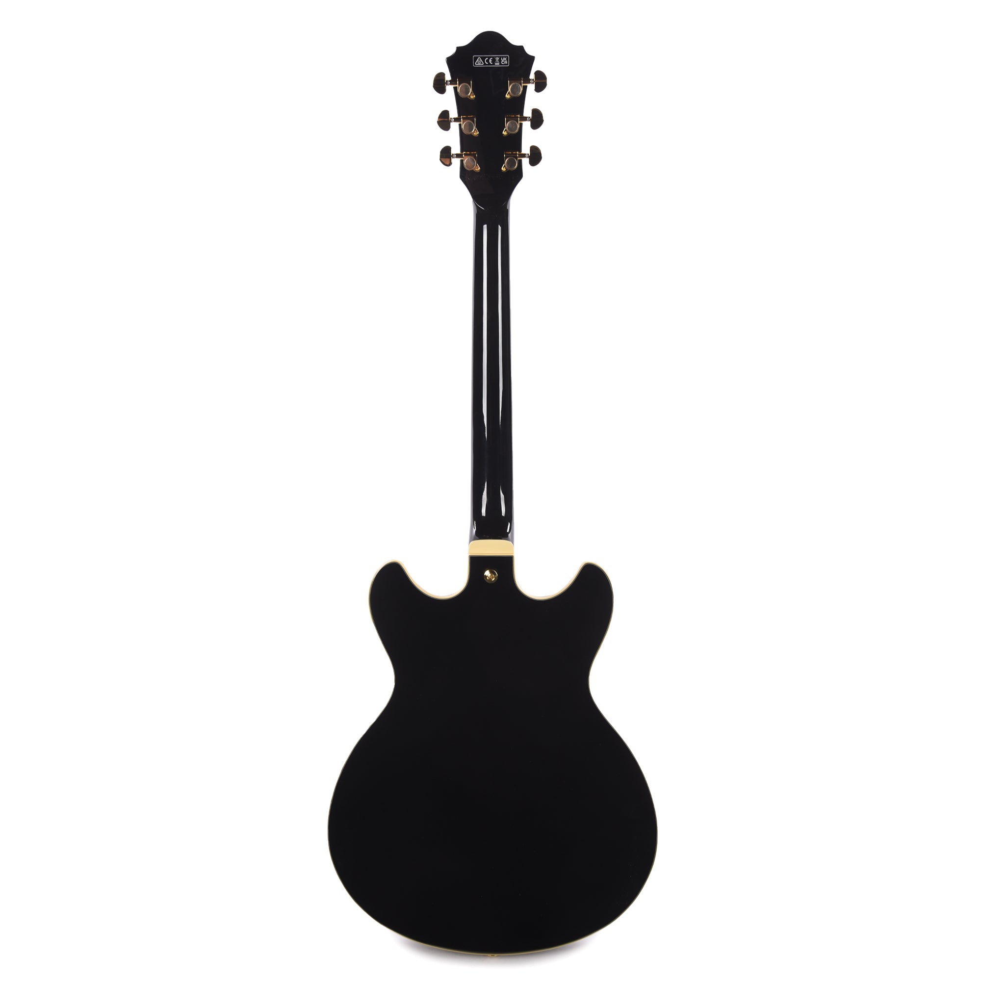 Ibanez AS93SPBK AS Artcore Expressionist Electric Guitar Black Electric Guitars / Semi-Hollow