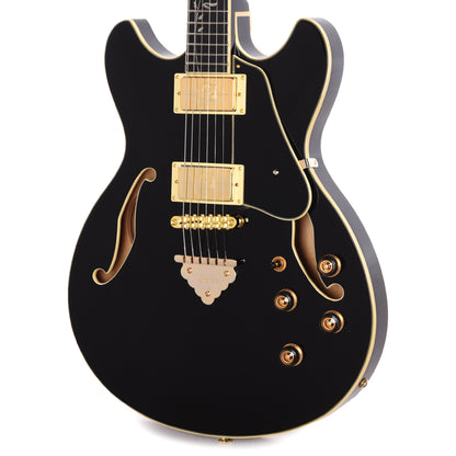 Ibanez AS93SPBK AS Artcore Expressionist Electric Guitar Black Electric Guitars / Semi-Hollow