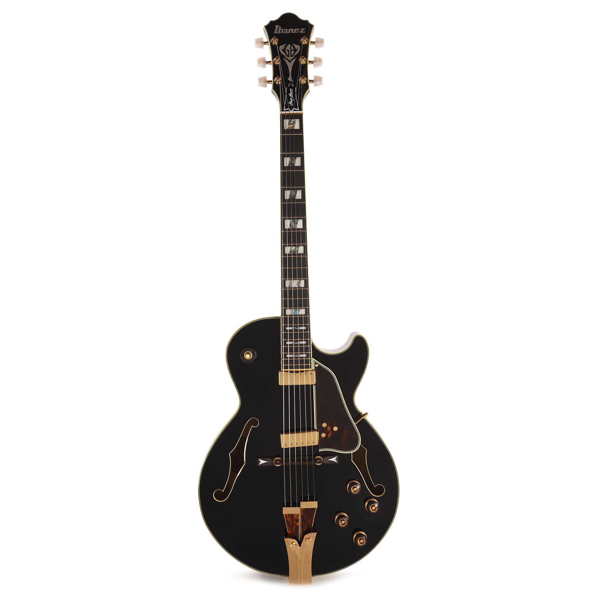 Ibanez GB10BK George Benson Signature Electric Guitar Black Electric Guitars / Semi-Hollow