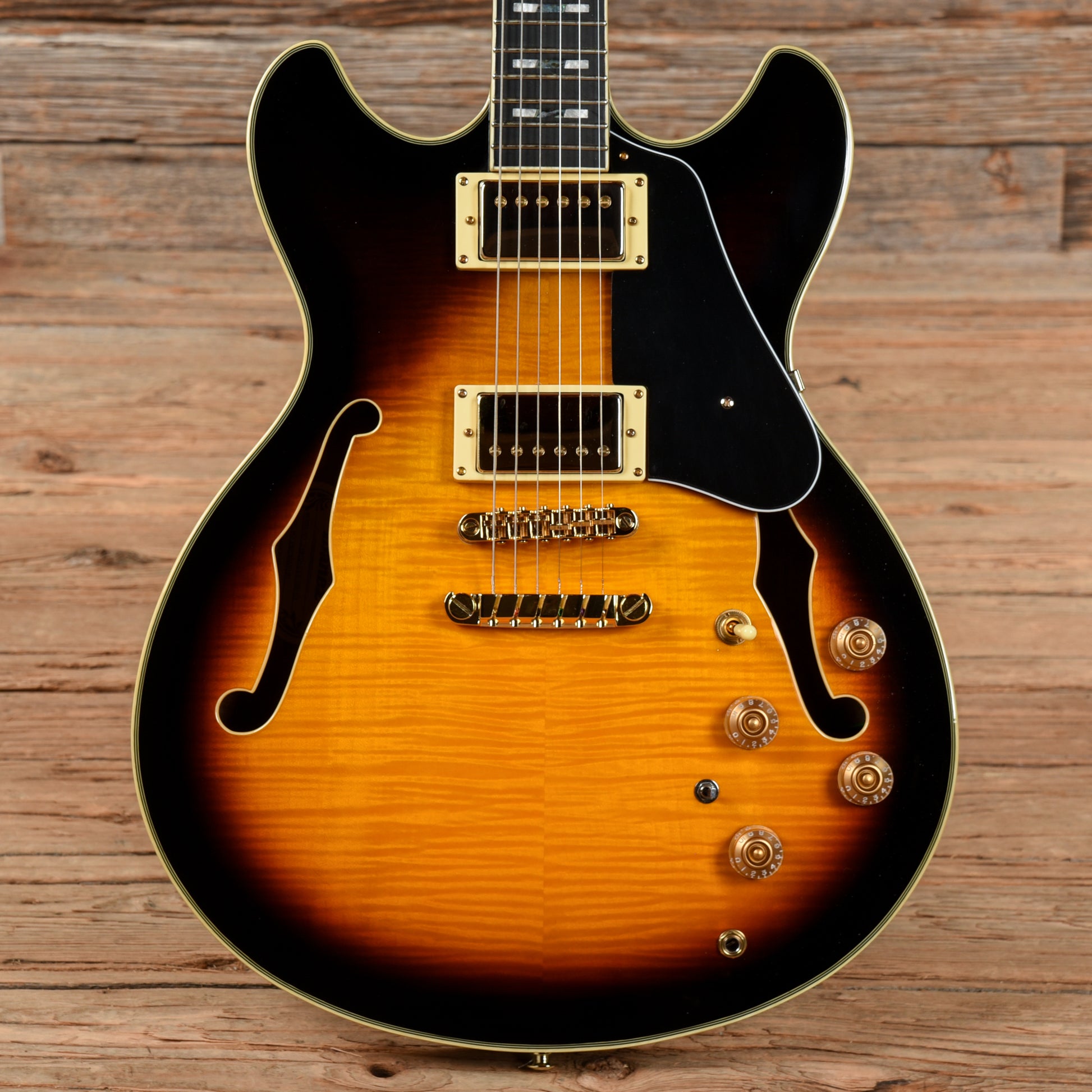 Ibanez JSM10-VYS John Scofield Signature Hollowbody Vintage Yellow Sunburst 2023 Electric Guitars / Semi-Hollow