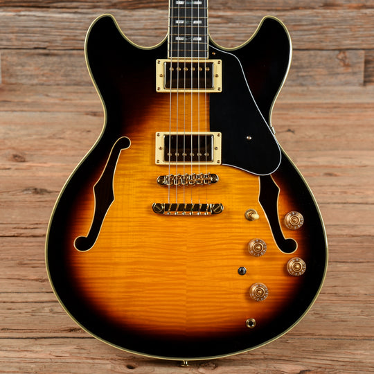 Ibanez JSM10-VYS John Scofield Signature Hollowbody Vintage Yellow Sunburst 2023 Electric Guitars / Semi-Hollow