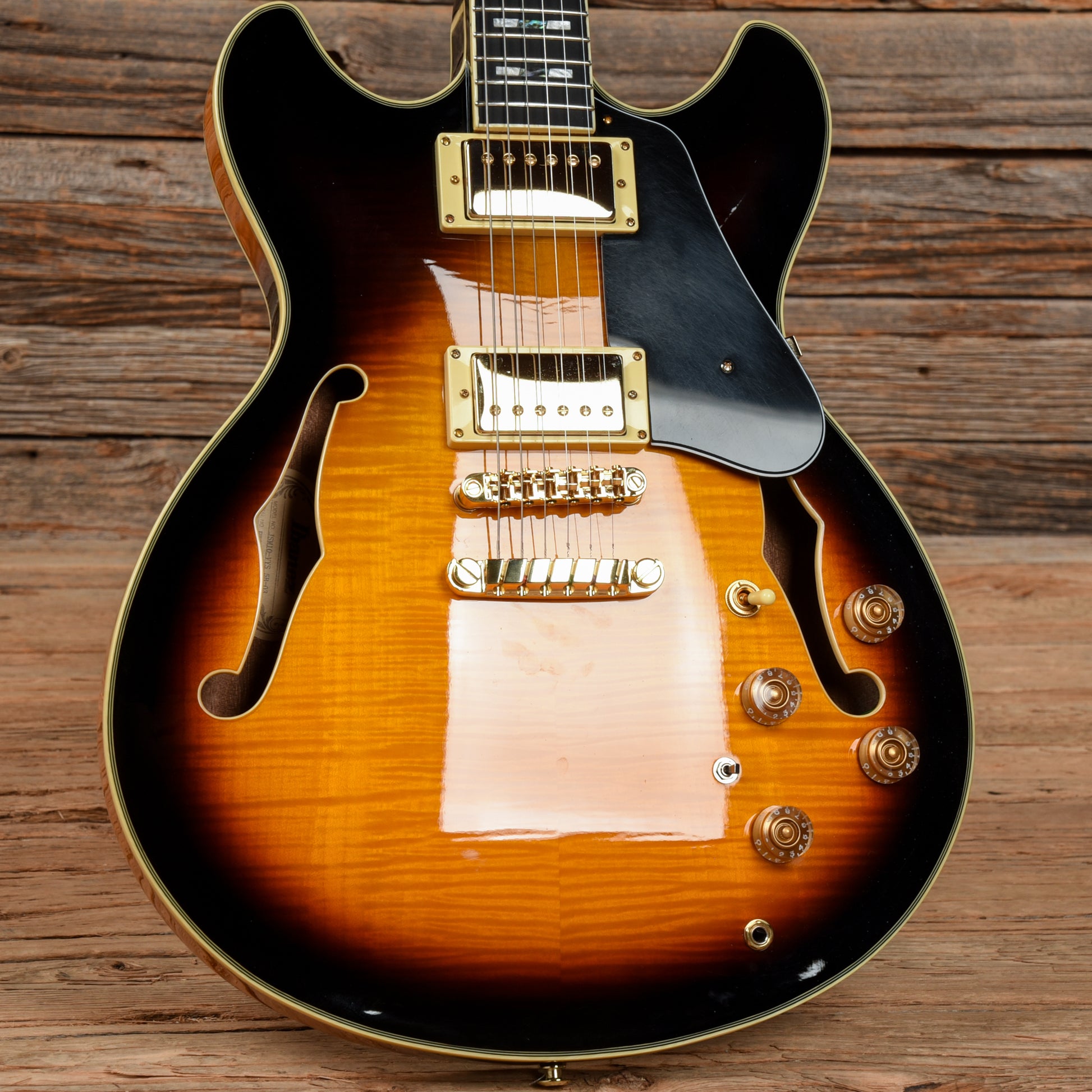 Ibanez JSM10-VYS John Scofield Signature Hollowbody Vintage Yellow Sunburst 2023 Electric Guitars / Semi-Hollow