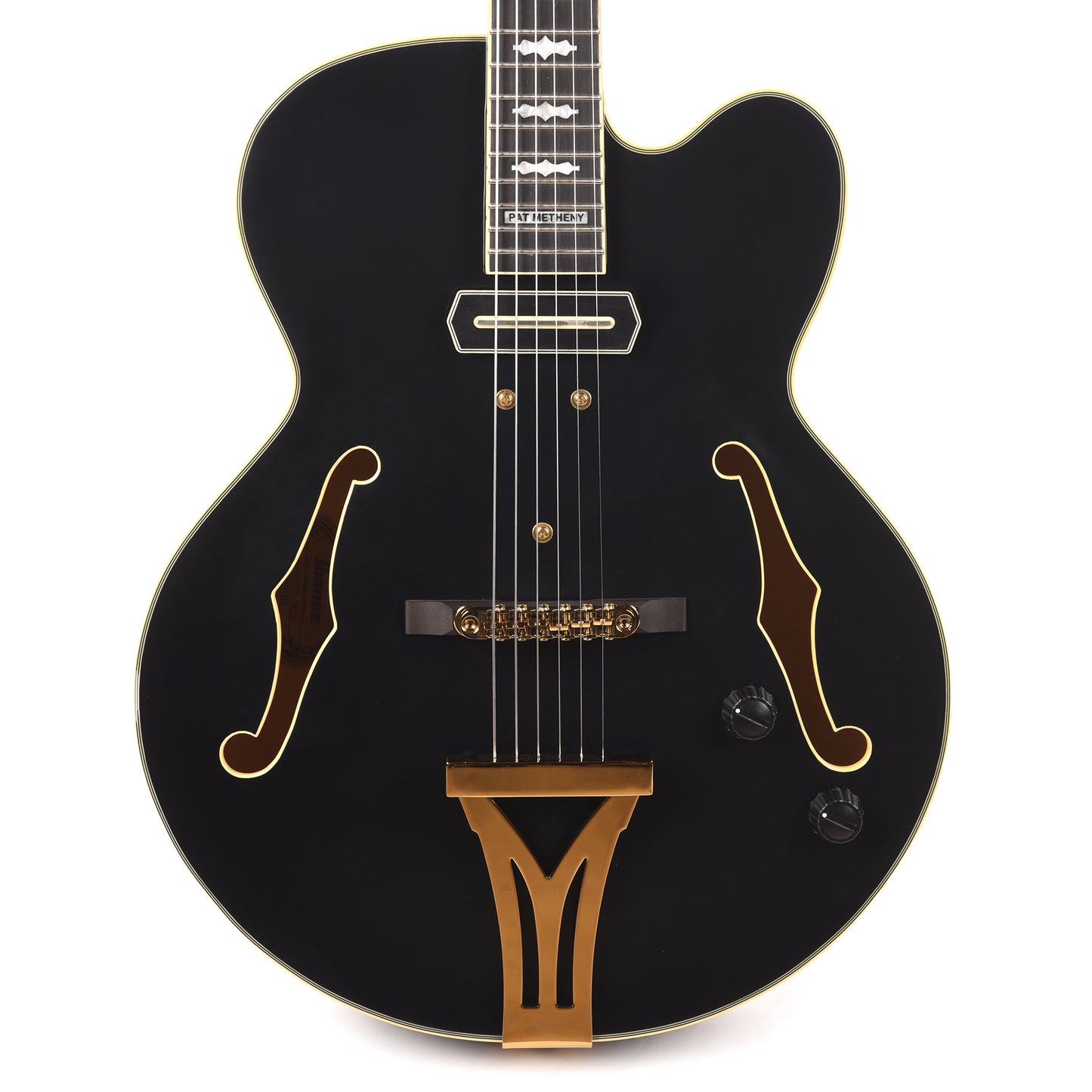 Ibanez PM3CBKL Pat Metheny Signature Electric Guitar Black Low Gloss Electric Guitars / Semi-Hollow