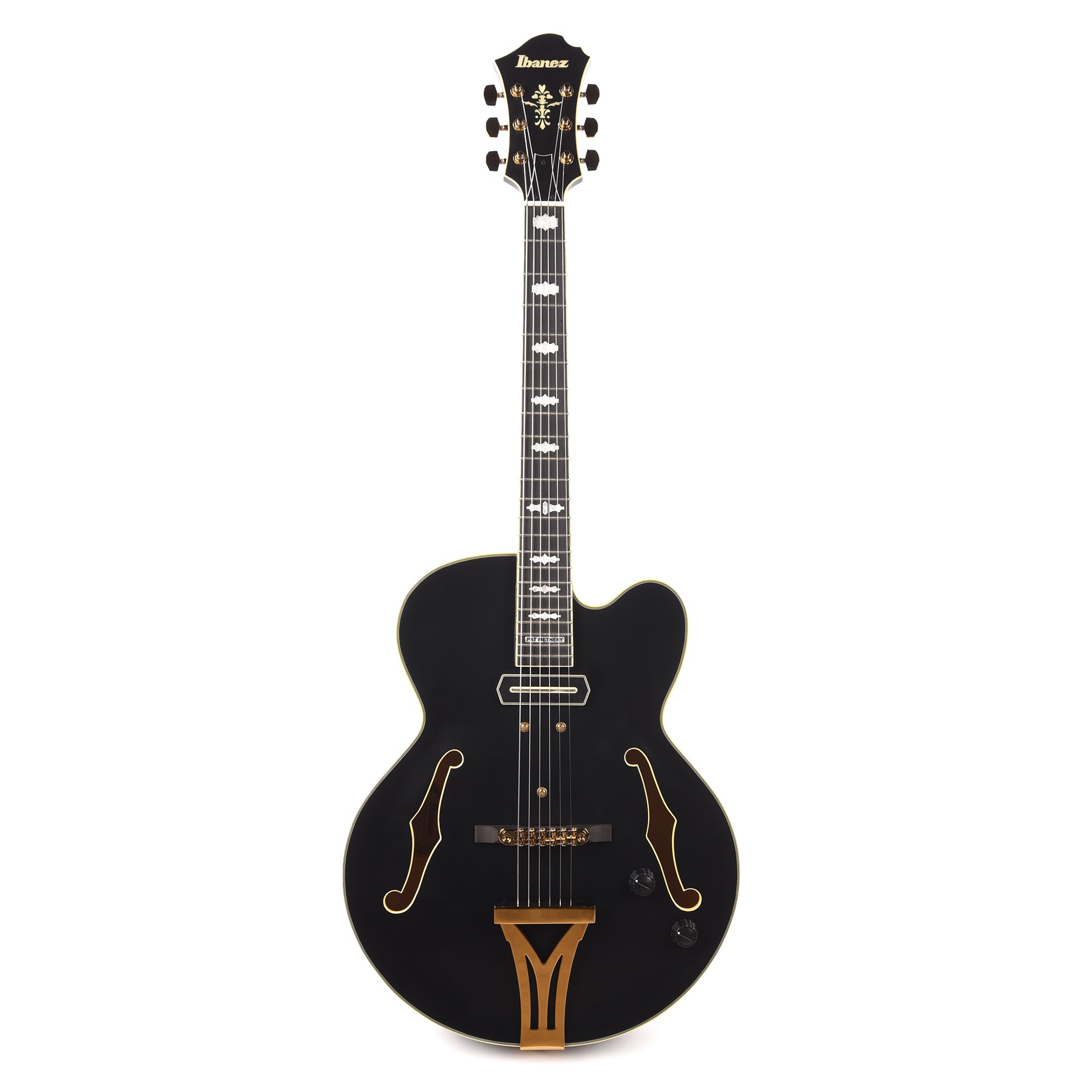 Ibanez PM3CBKL Pat Metheny Signature Electric Guitar Black Low Gloss Electric Guitars / Semi-Hollow