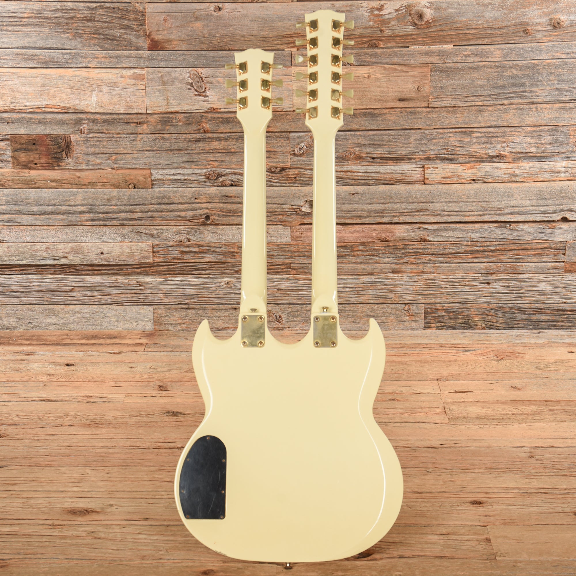 Ibanez 2402DX Double Neck White 1970s Electric Guitars / Solid Body