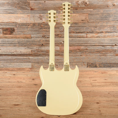 Ibanez 2402DX Double Neck White 1970s Electric Guitars / Solid Body