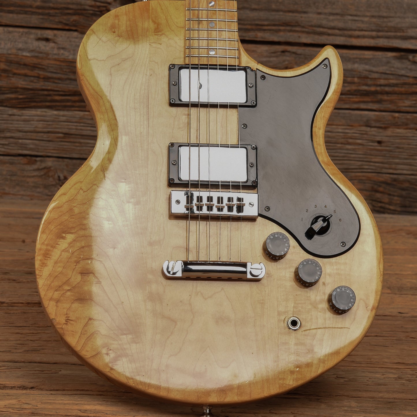 Ibanez 2451 L-Style Natural 1970s Electric Guitars / Solid Body