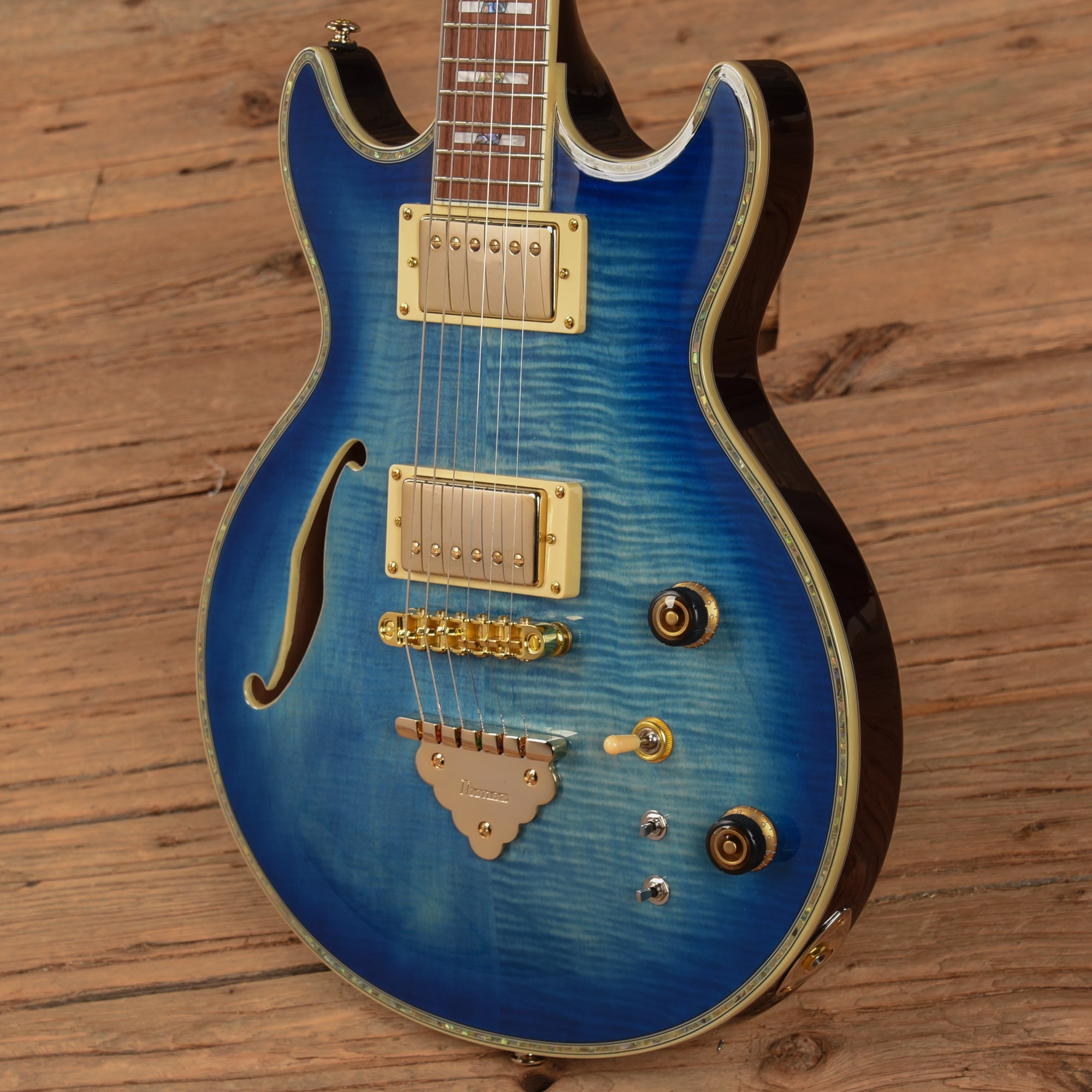 Ibanez AR520HFM Artist Light Blue Burst Electric Guitars / Solid Body