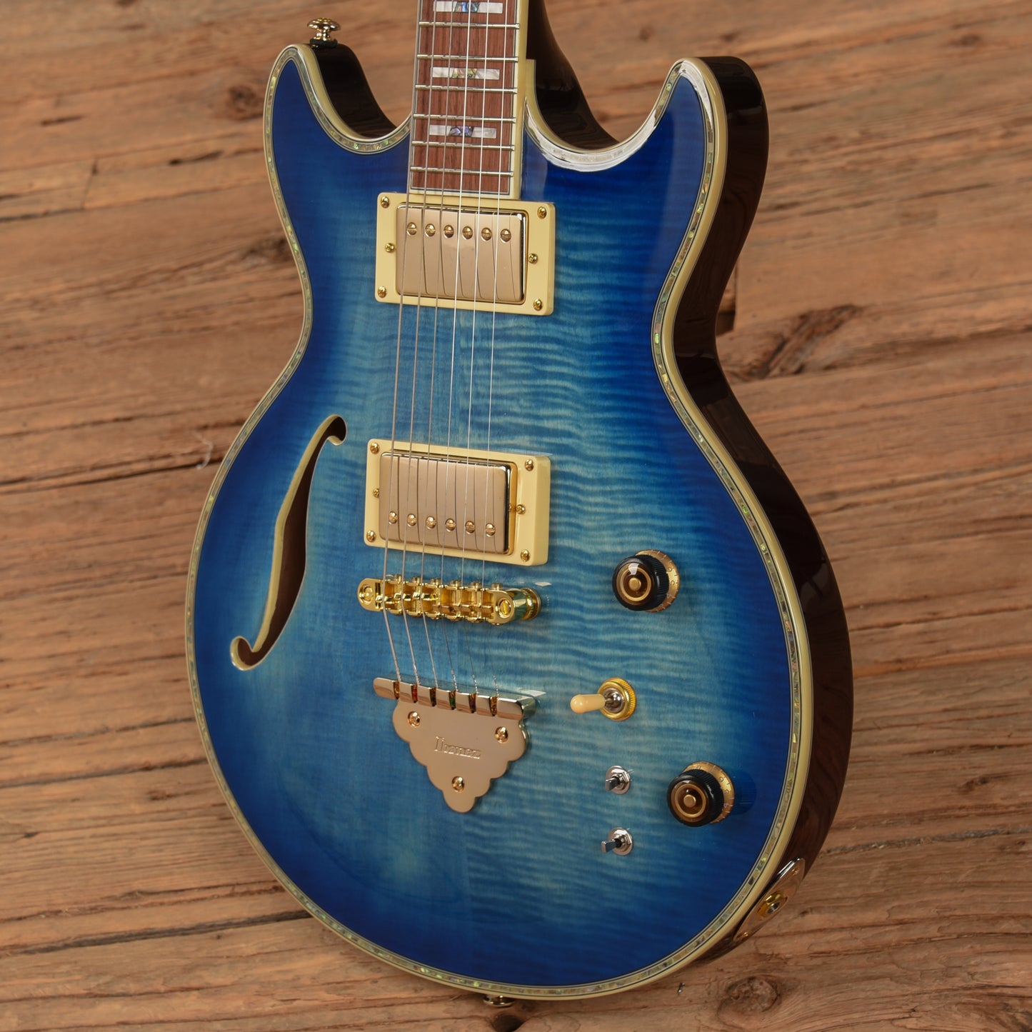 Ibanez AR520HFM Artist Light Blue Burst Electric Guitars / Solid Body