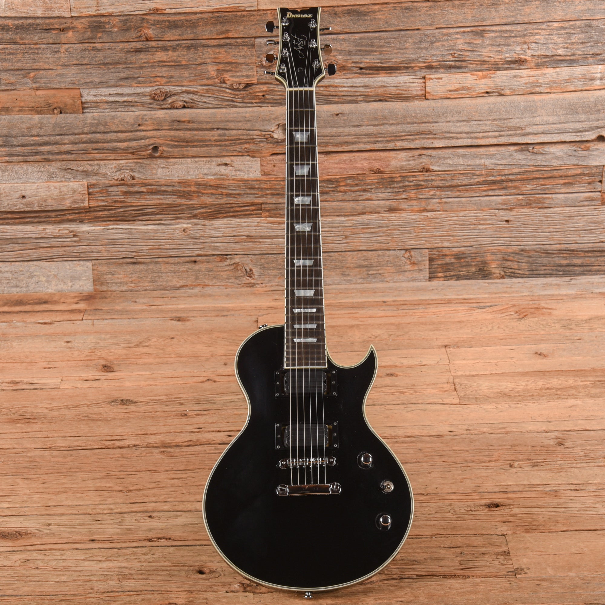 Ibanez ARZ307 6-String Conversion Black Electric Guitars / Solid Body