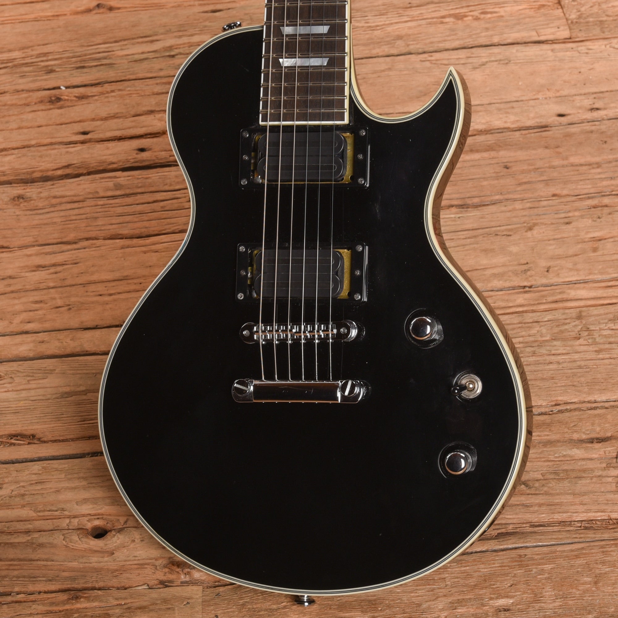 Ibanez ARZ307 6-String Conversion Black Electric Guitars / Solid Body