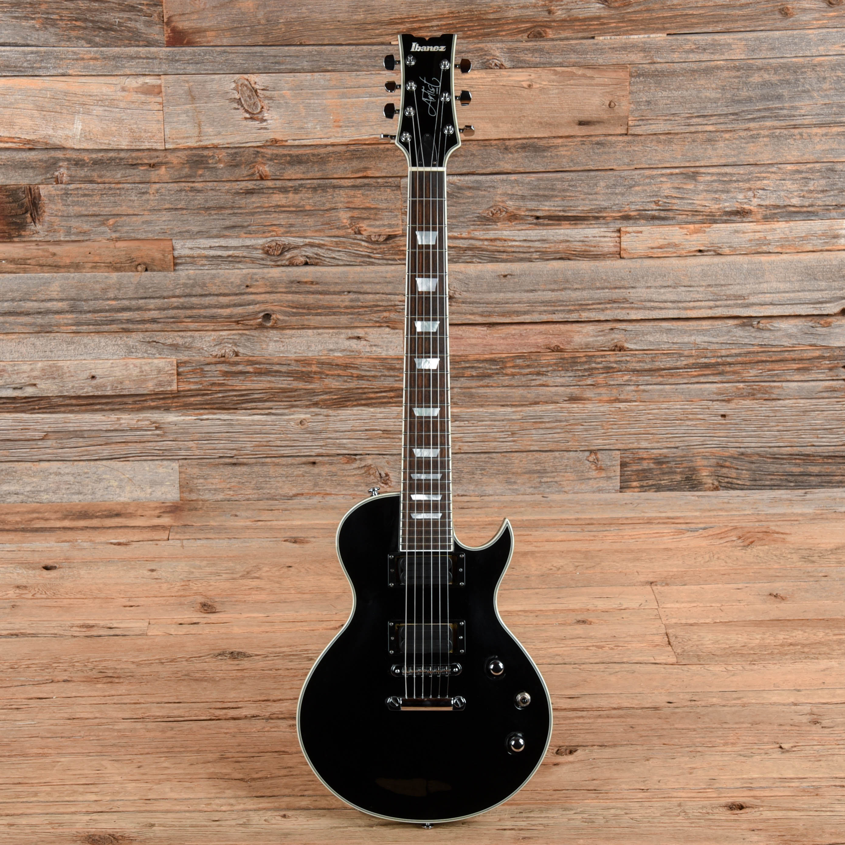 Ibanez ARZ307 6-String Conversion Black Electric Guitars / Solid Body