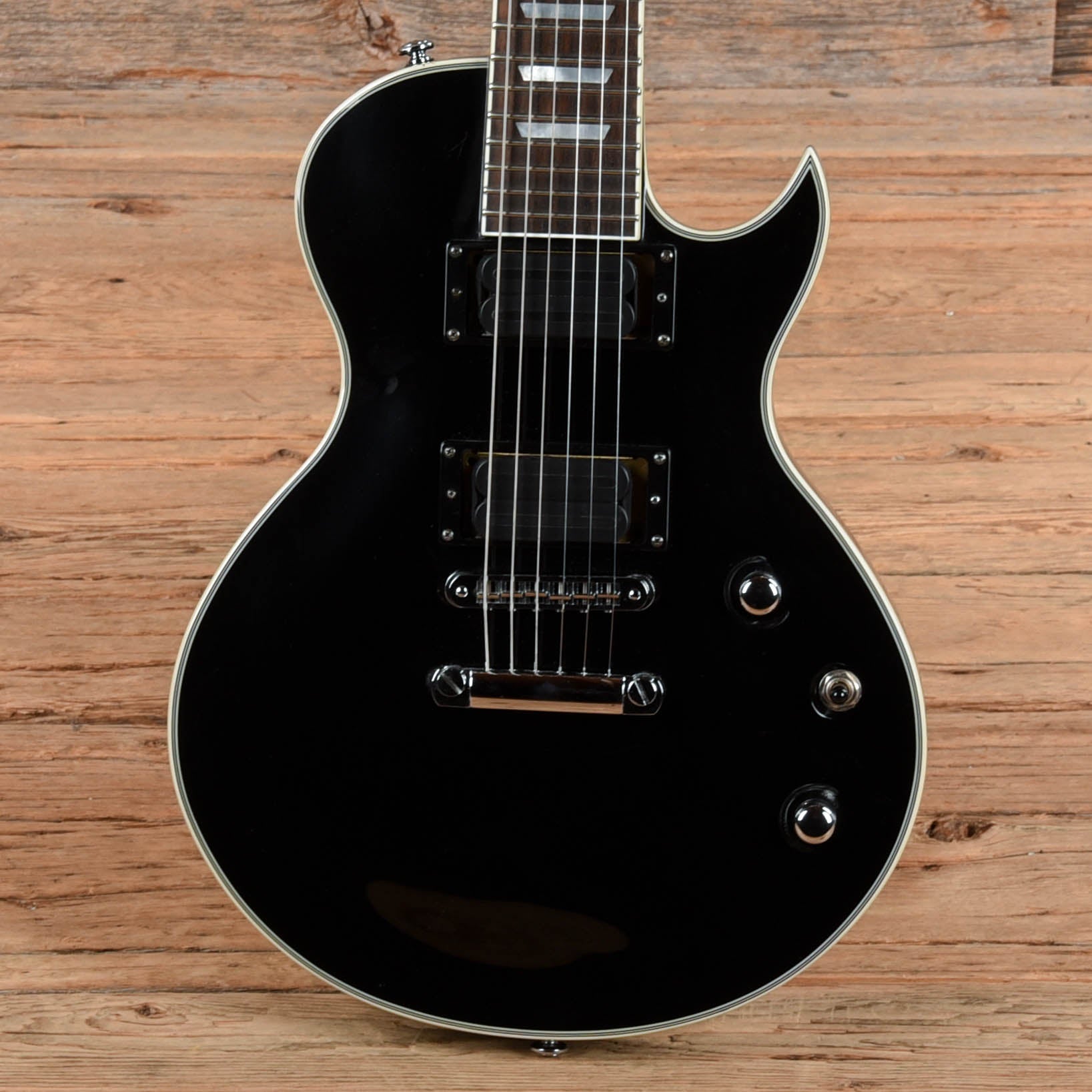 Ibanez ARZ307 6-String Conversion Black Electric Guitars / Solid Body