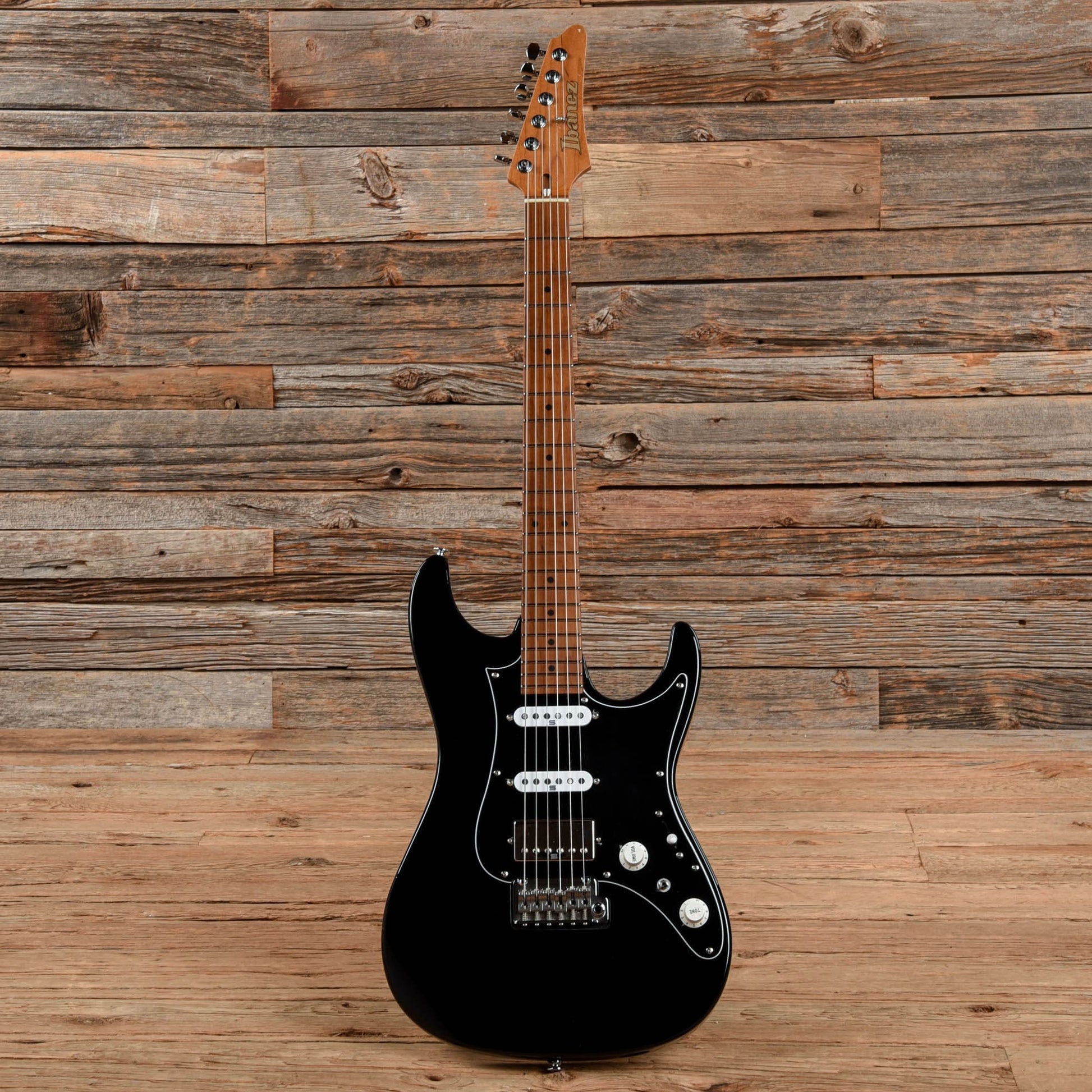 Ibanez AZ2204B Black Electric Guitars / Solid Body