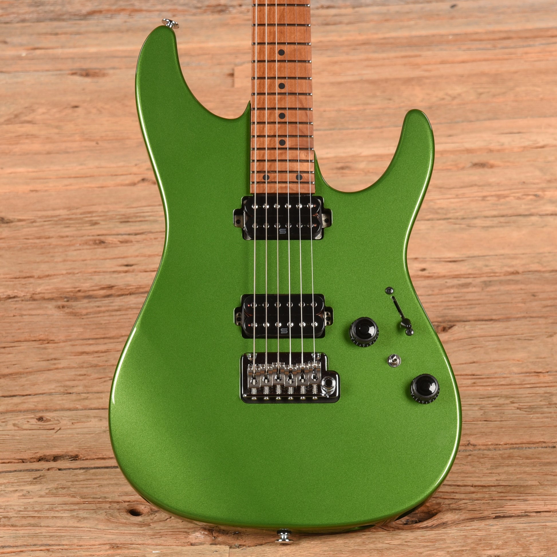 Ibanez AZ2402 Prestige Apple Green Metallic Electric Guitars / Solid Body