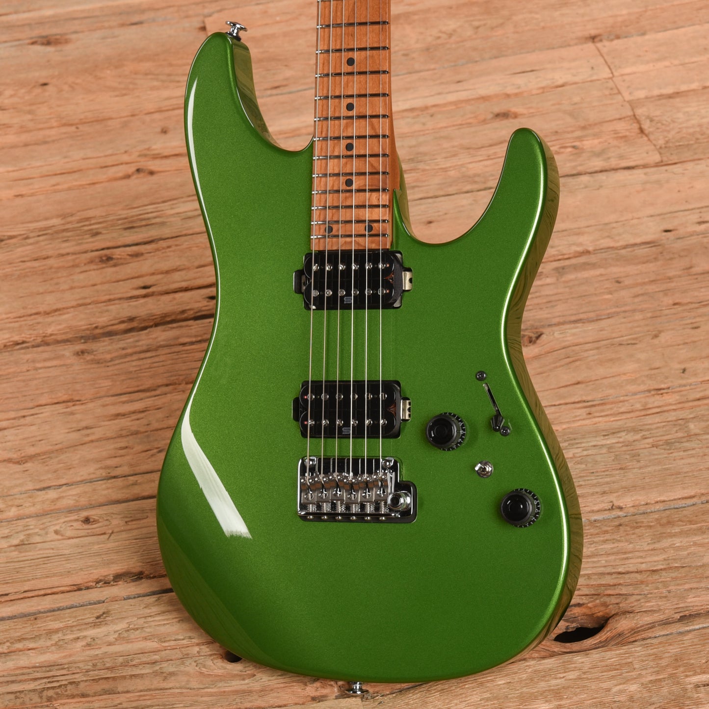 Ibanez AZ2402 Prestige Apple Green Metallic Electric Guitars / Solid Body