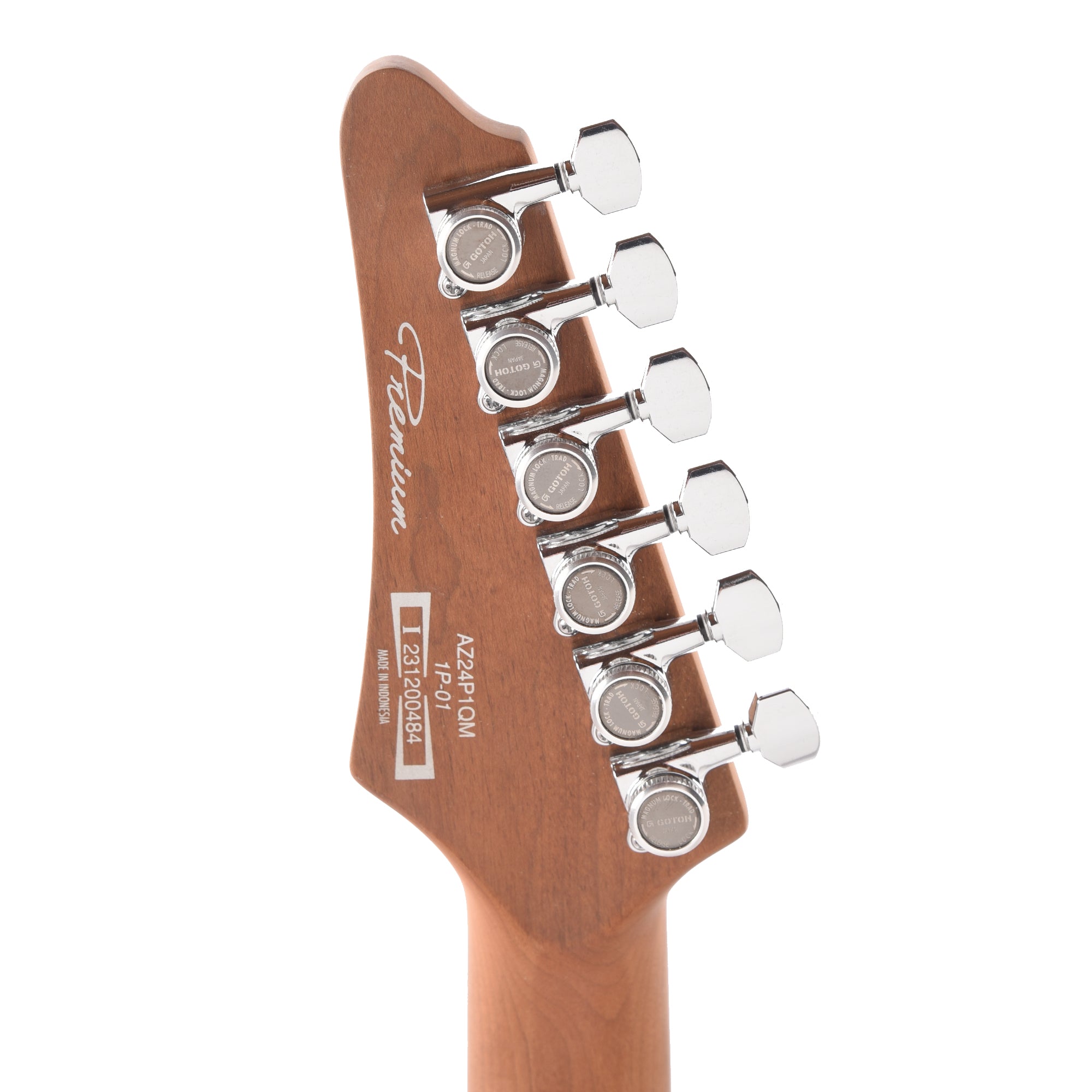 Ibanez AZ24P1QMDOB Premium 6-String Electric Guitar Deep Ocean Blonde Electric Guitars / Solid Body