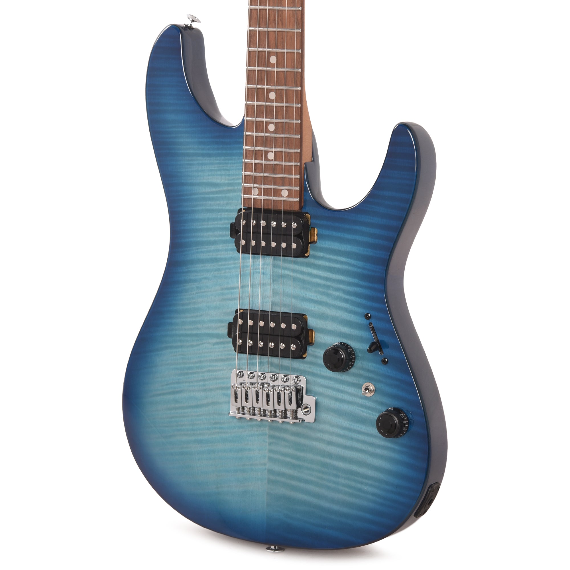 Ibanez AZ24S1FTXB AZ Standard Electric Guitar Transparent Turquoise Burst Electric Guitars / Solid Body