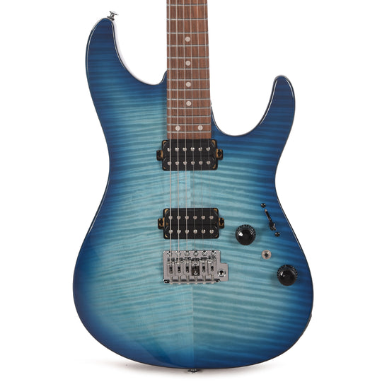 Ibanez AZ24S1FTXB AZ Standard Electric Guitar Transparent Turquoise Burst Electric Guitars / Solid Body