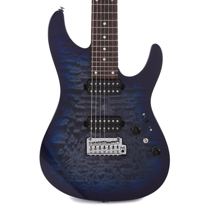 Ibanez AZ427P2QMTUB Premium 7-String Electric Guitar Twilight Blue Burst Electric Guitars / Solid Body