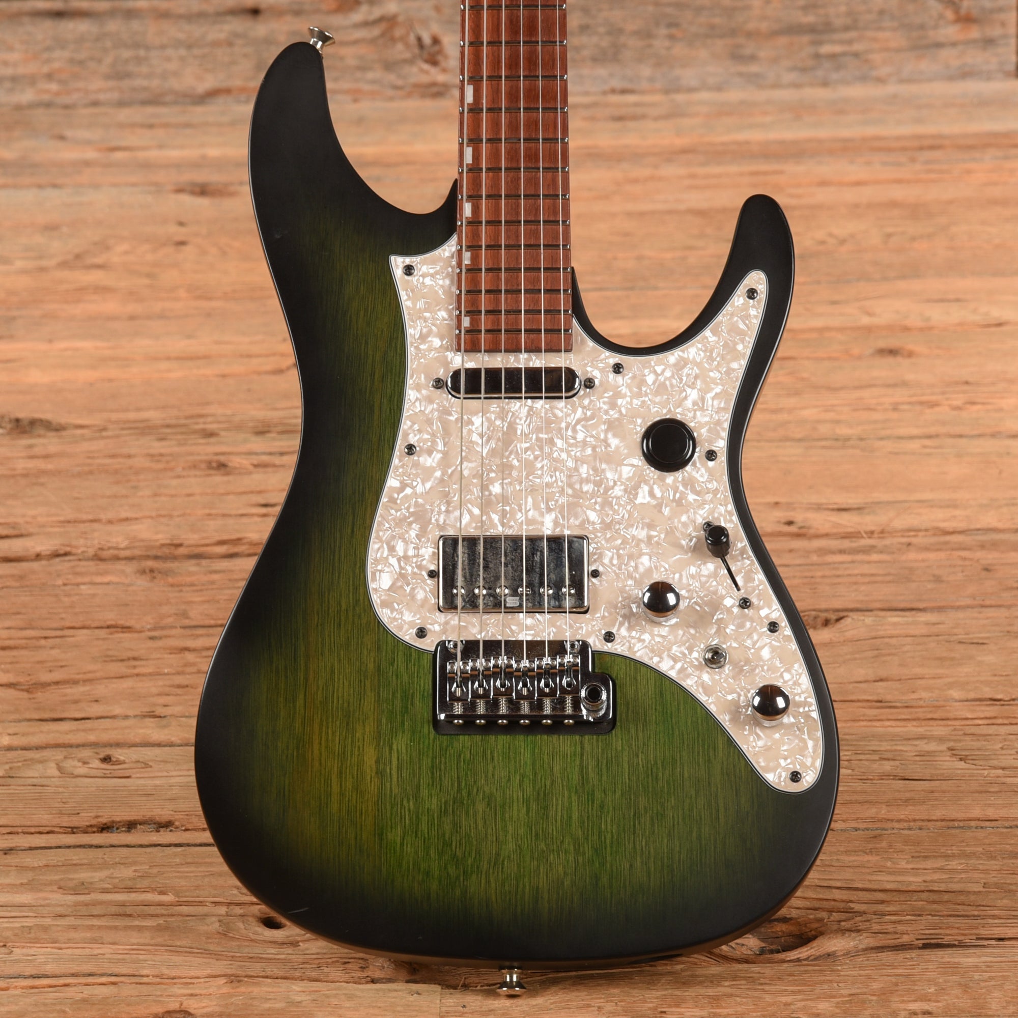 Ibanez EH10 Erik Hansel Signature Transparent Green Matte 2019