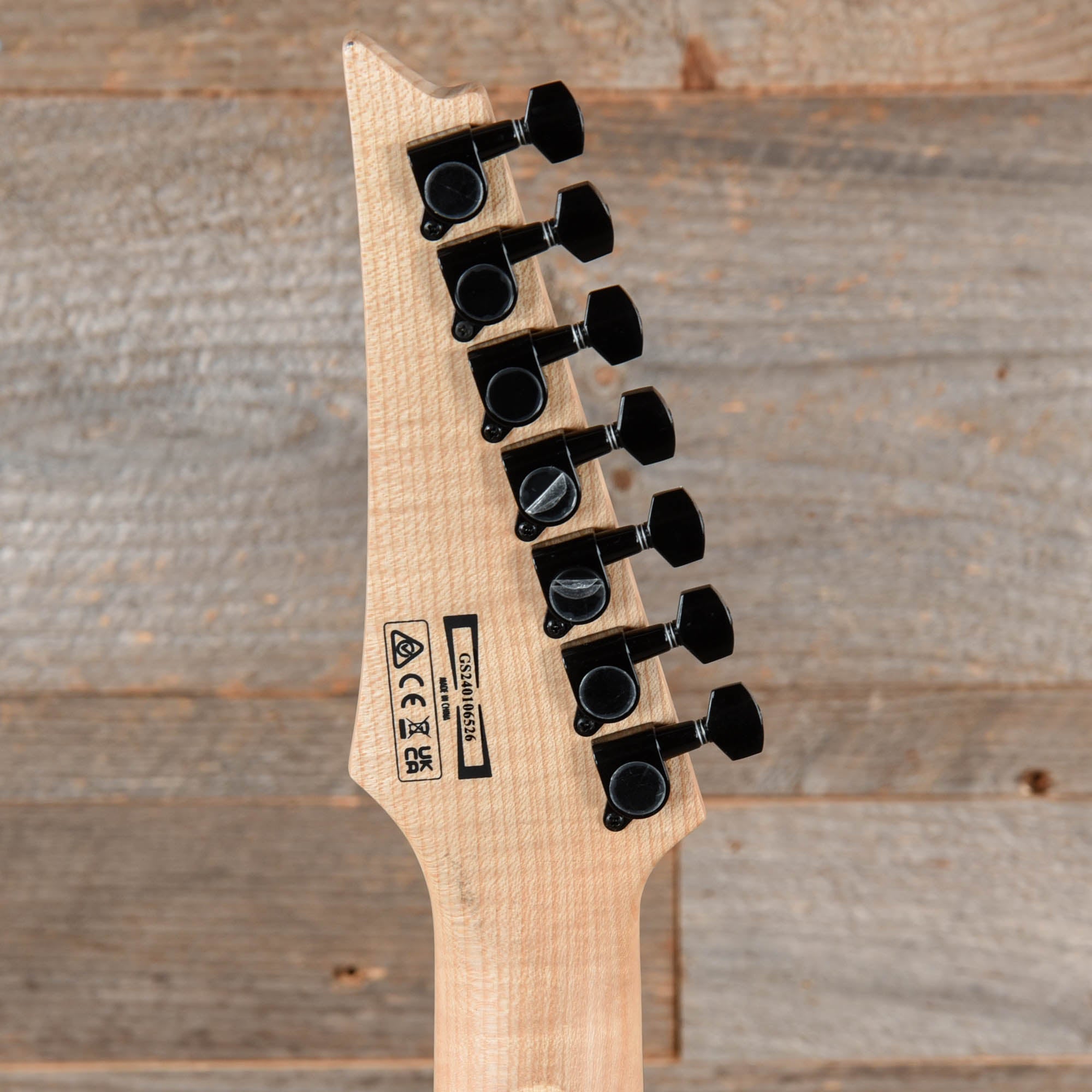 Ibanez GRG7221QA RG Gio Transparent Black Sunburst 7-String Electric Guitars / Solid Body