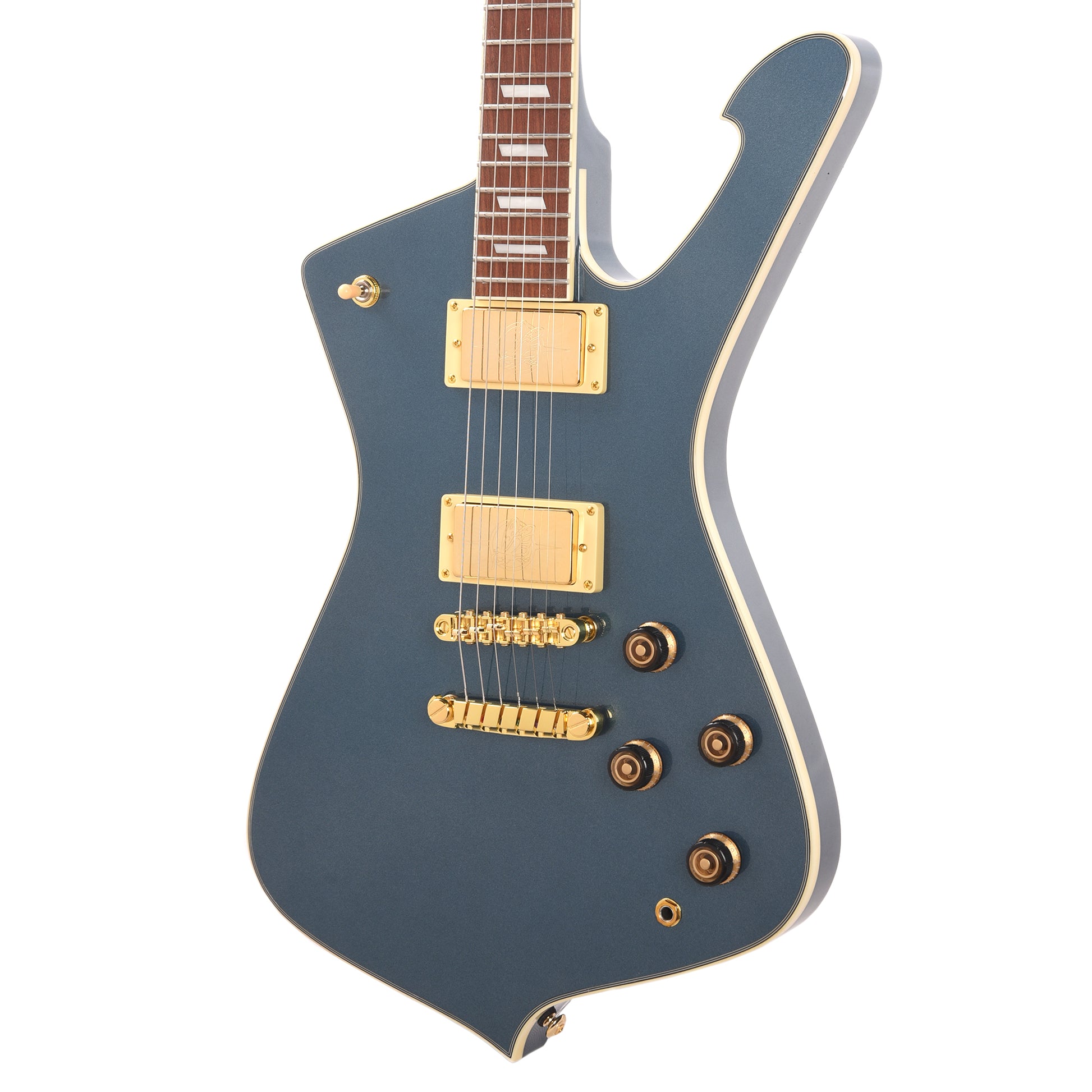 Ibanez IC420ABM Iceman 6-String Electric Guitar Antique Blue Metallic Electric Guitars / Solid Body