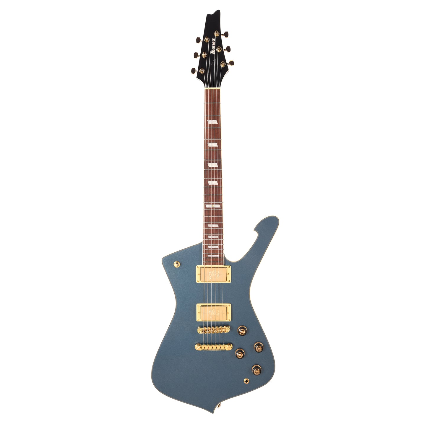 Ibanez IC420ABM Iceman 6-String Electric Guitar Antique Blue Metallic Electric Guitars / Solid Body