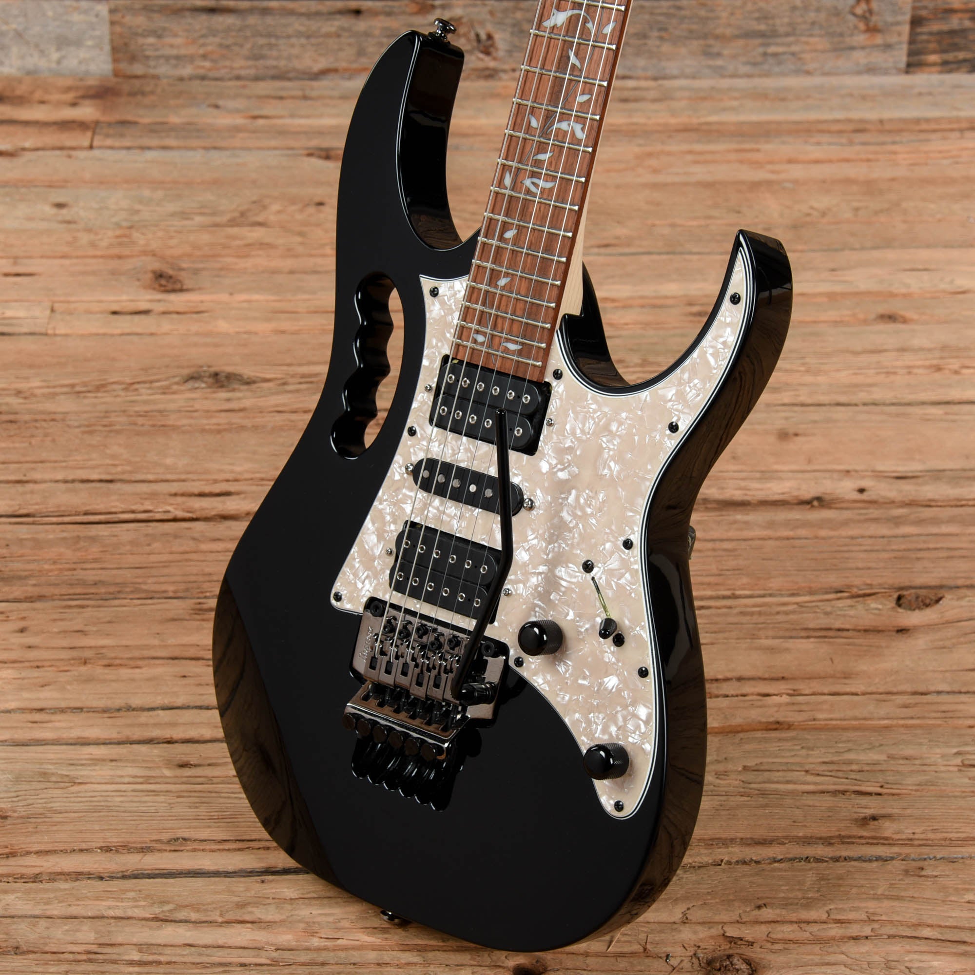 Ibanez Jem Jr Black Electric Guitars / Solid Body
