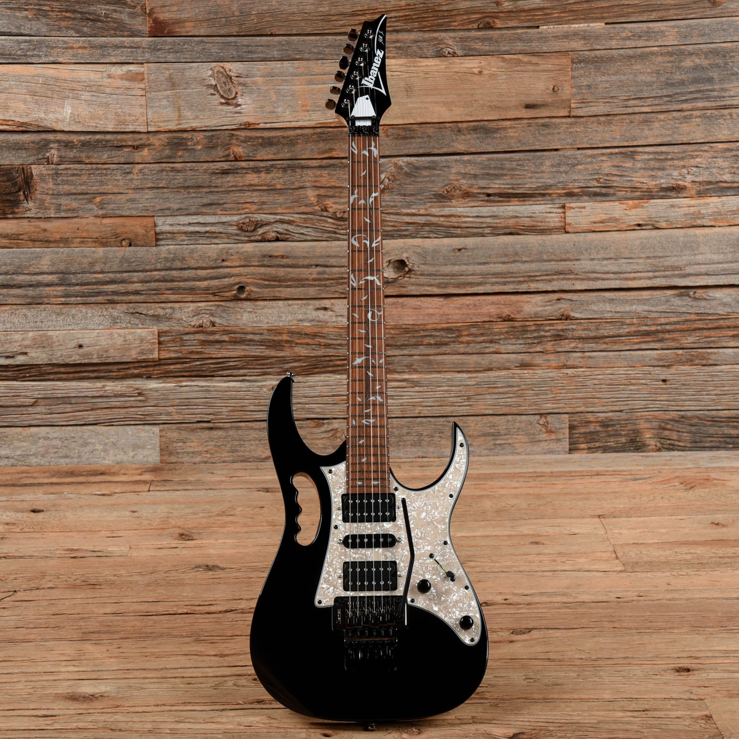 Ibanez Jem Jr Black Electric Guitars / Solid Body