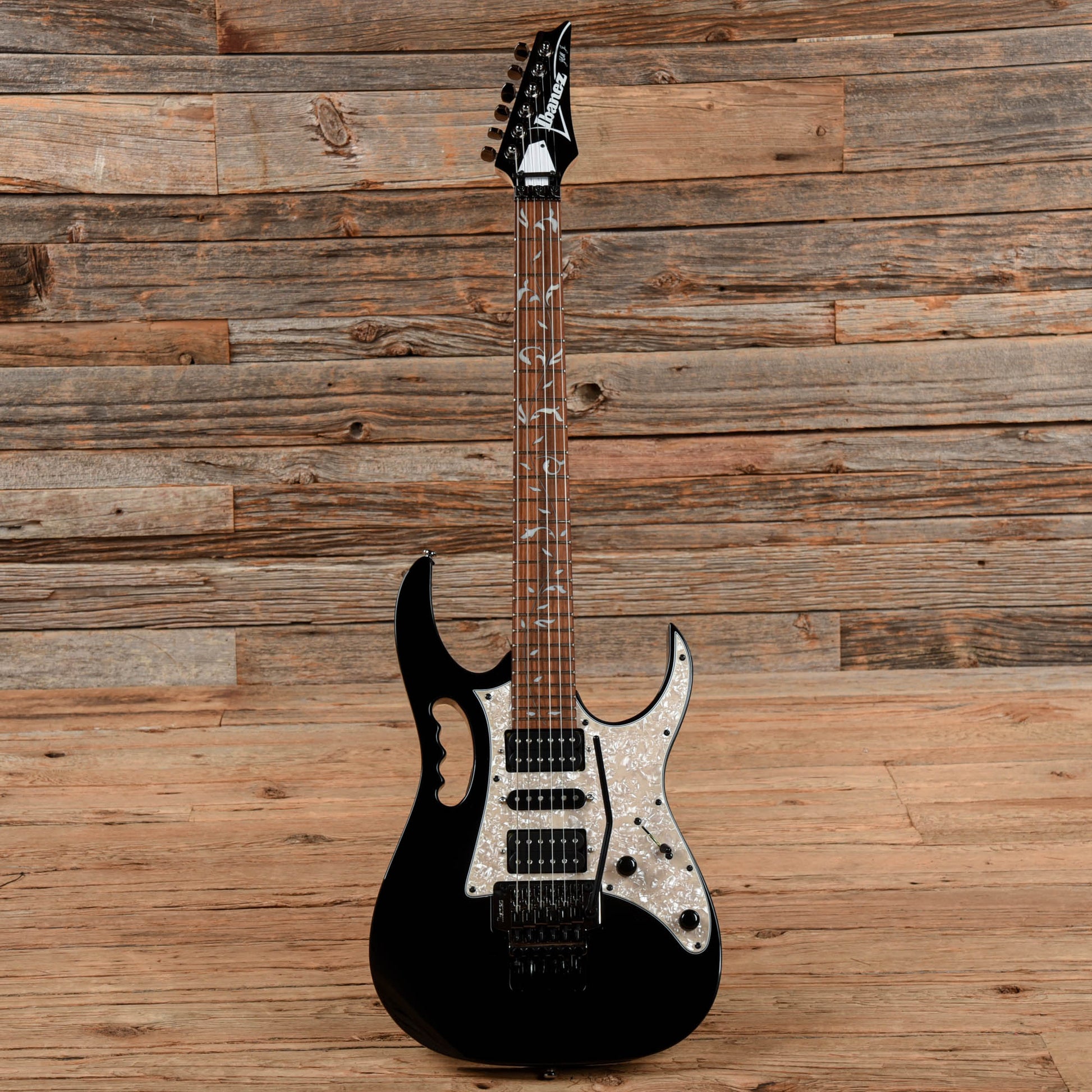 Ibanez Jem Jr Black Electric Guitars / Solid Body