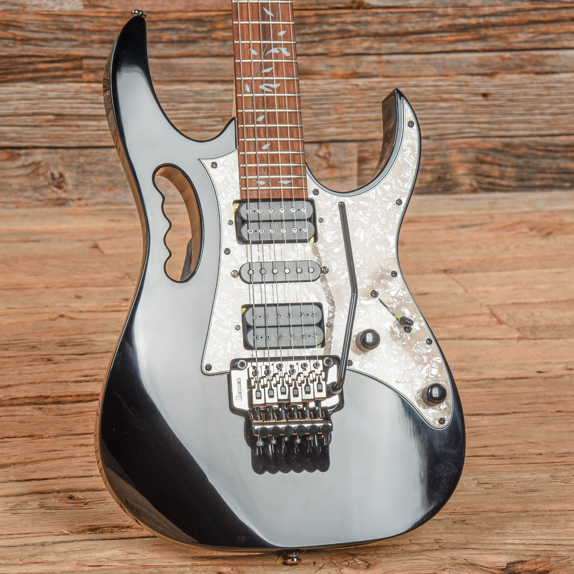 Ibanez Jem Jr Black Electric Guitars / Solid Body