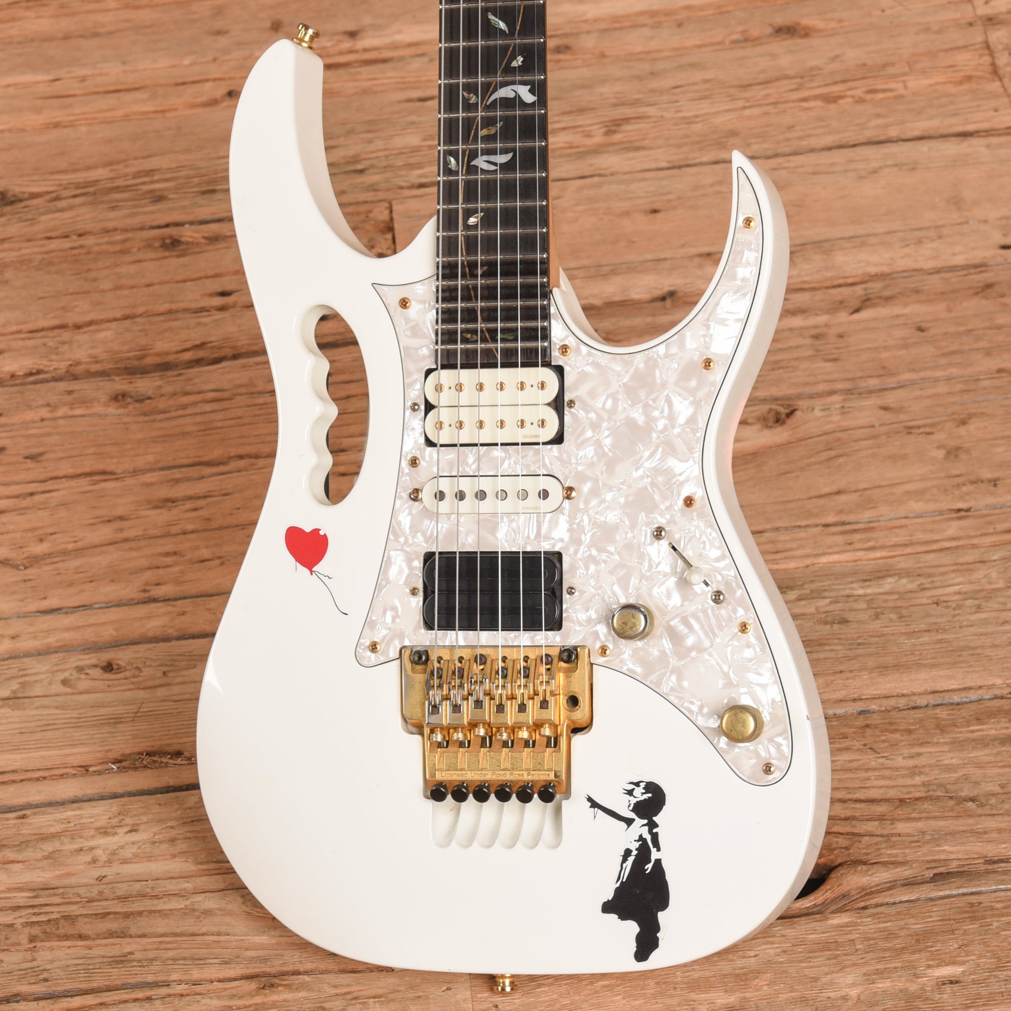 Ibanez JEM7V Steve Vai Signature White 1993 Electric Guitars / Solid Body