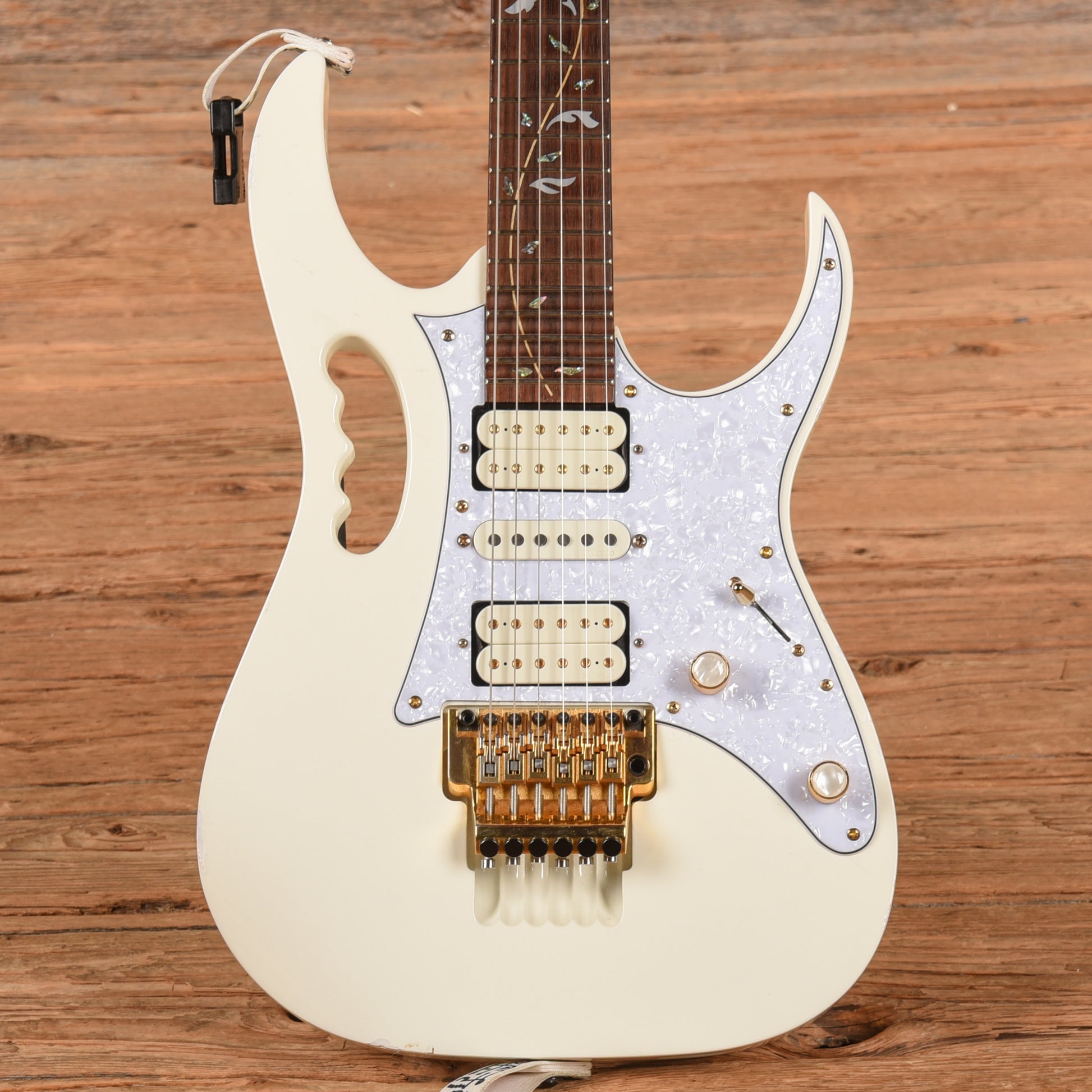 Ibanez JEM7V White 2010 Electric Guitars / Solid Body