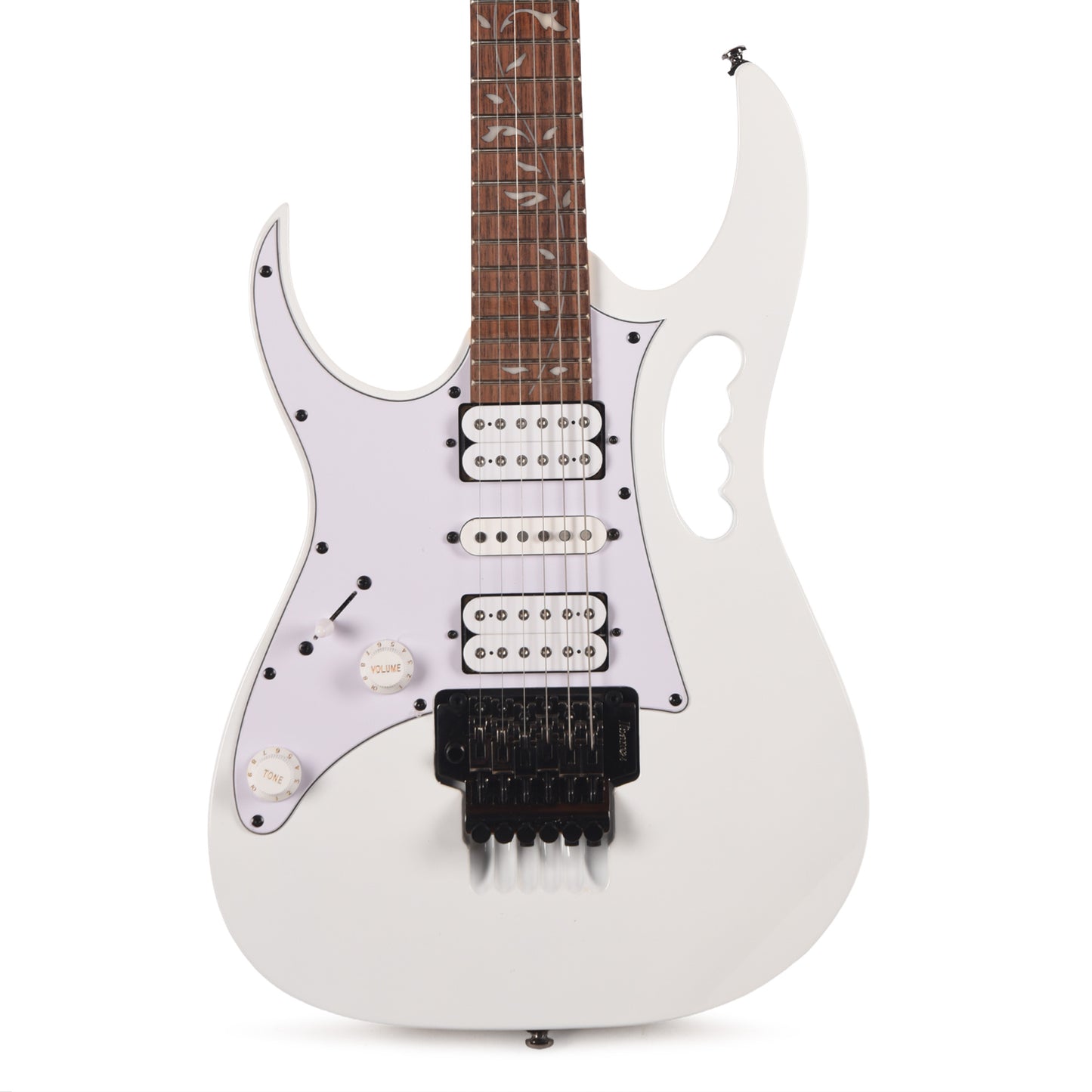 Ibanez JEMJRLWH Steve Vai Signature Electric Guitar White Electric Guitars / Solid Body
