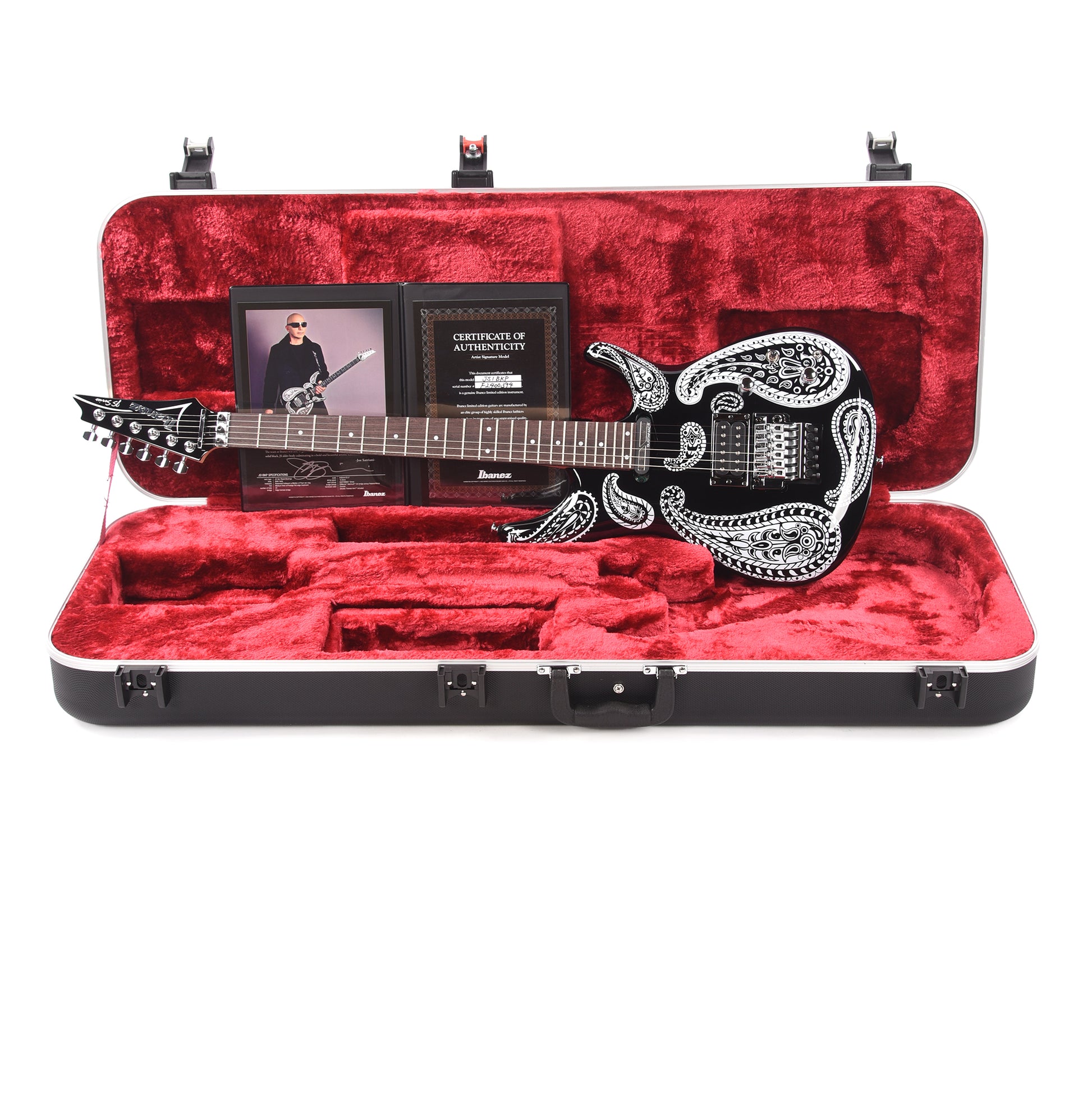 Ibanez JS1BKP Joe Satriani Signature Model Paisley Pattern Electric Guitars / Solid Body