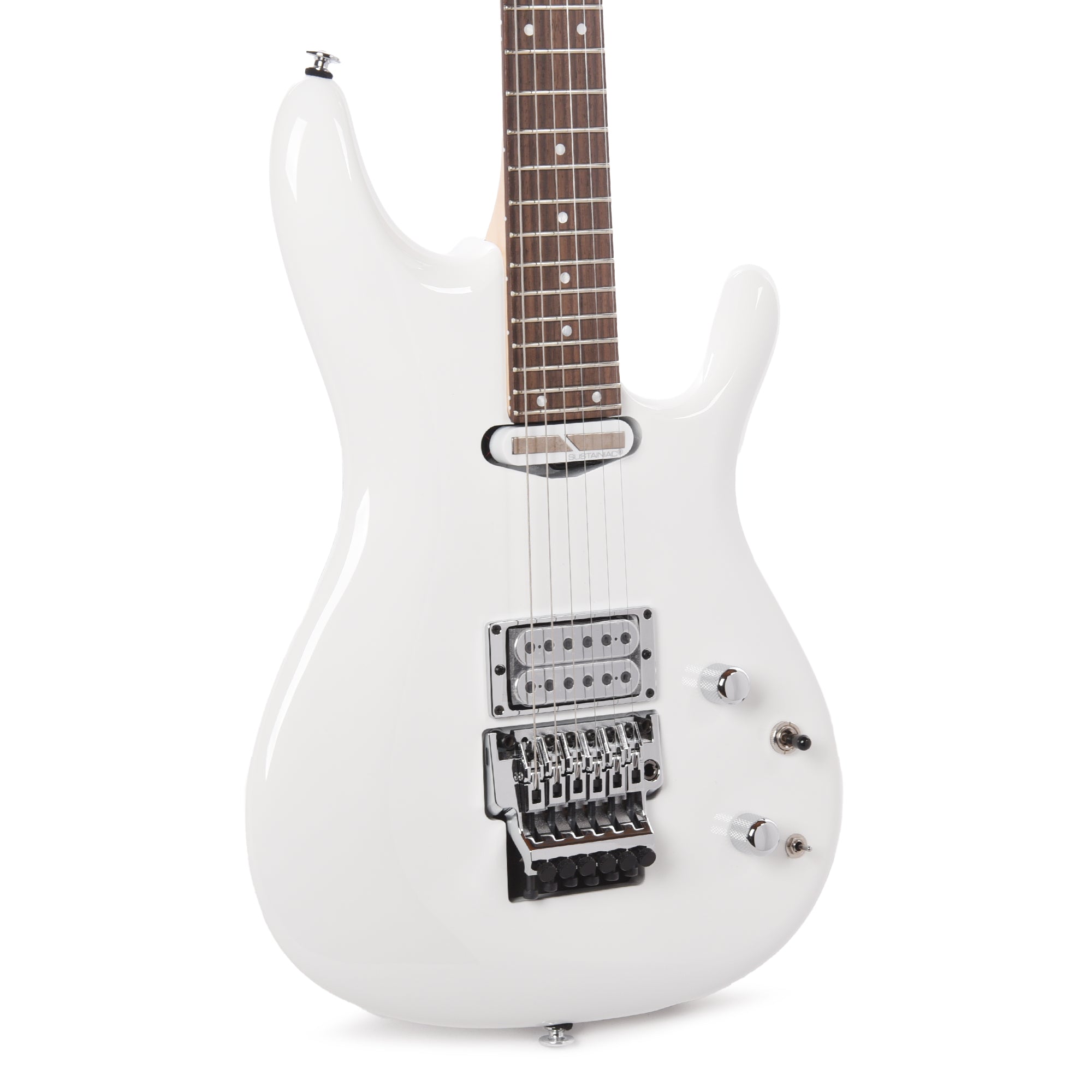 Ibanez JS2480WH Joe Satriani Signature Electric Guitar White Electric Guitars / Solid Body